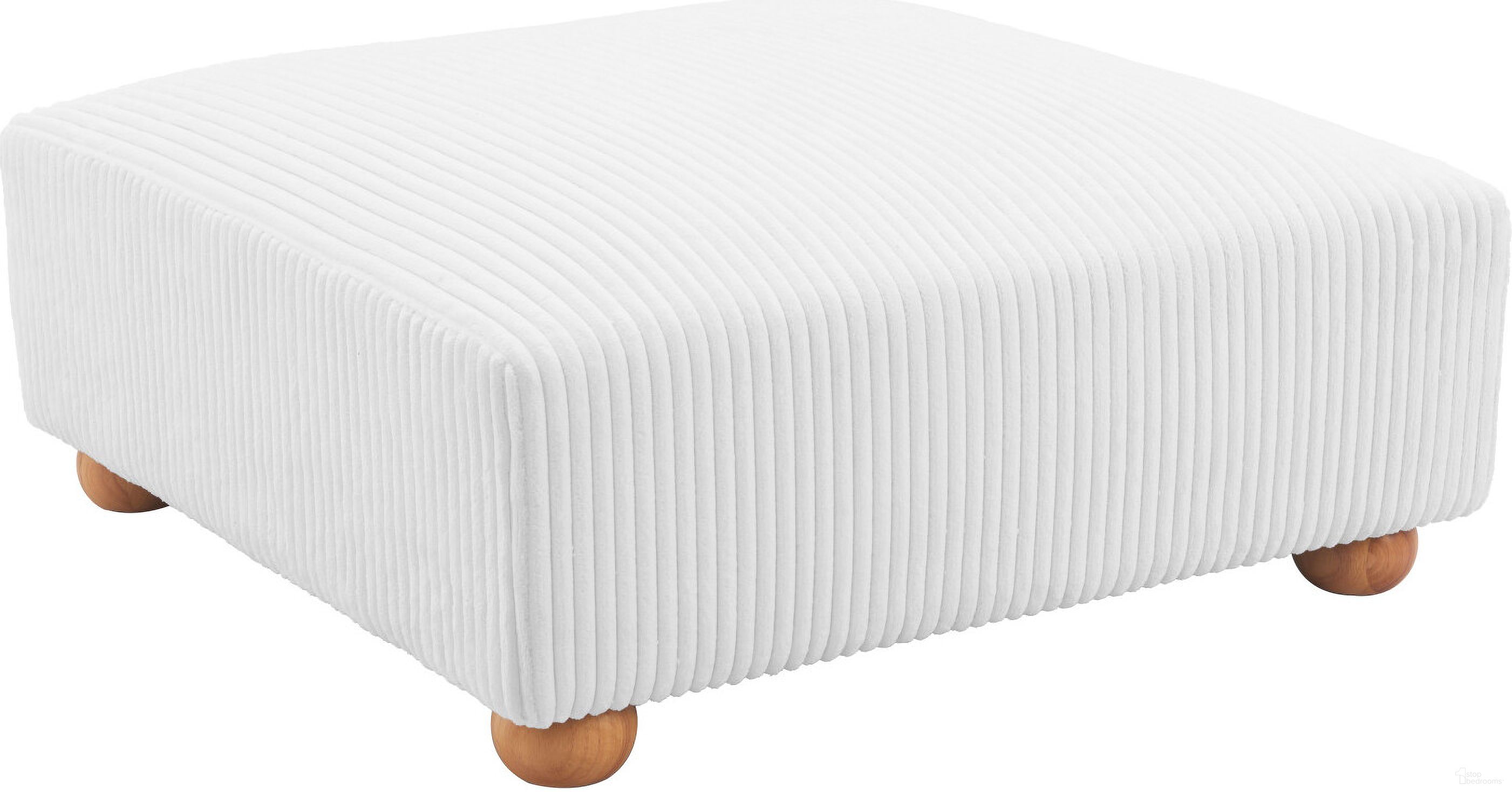 The appearance of Tayte Ottoman In White designed by Zuo Modern in the modern / contemporary interior design. This white piece of furniture was selected by 1StopBedrooms from Tayte Collection to add a touch of cosiness and style into your home. Sku: 110304. Material: Poplar.