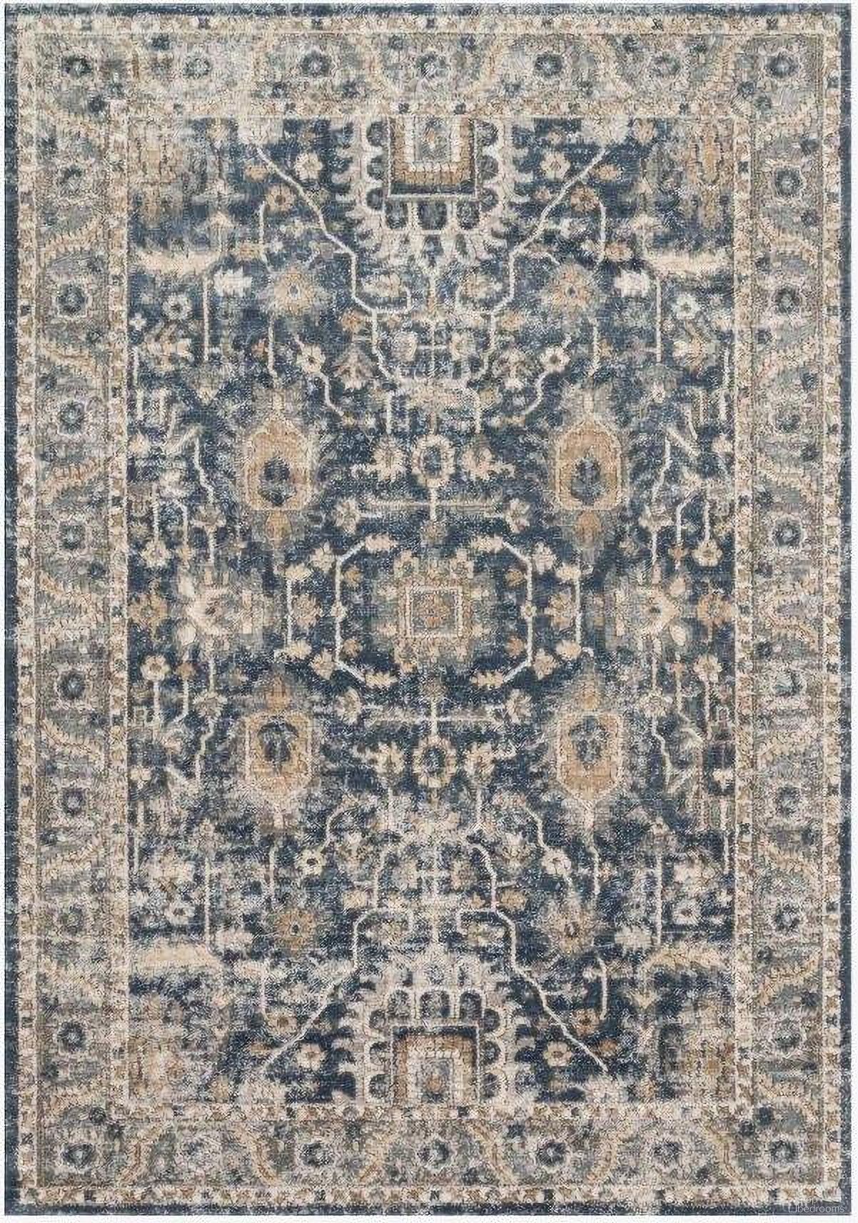 Teagan Denim/Pebble 1'6" x 1'6" Rug