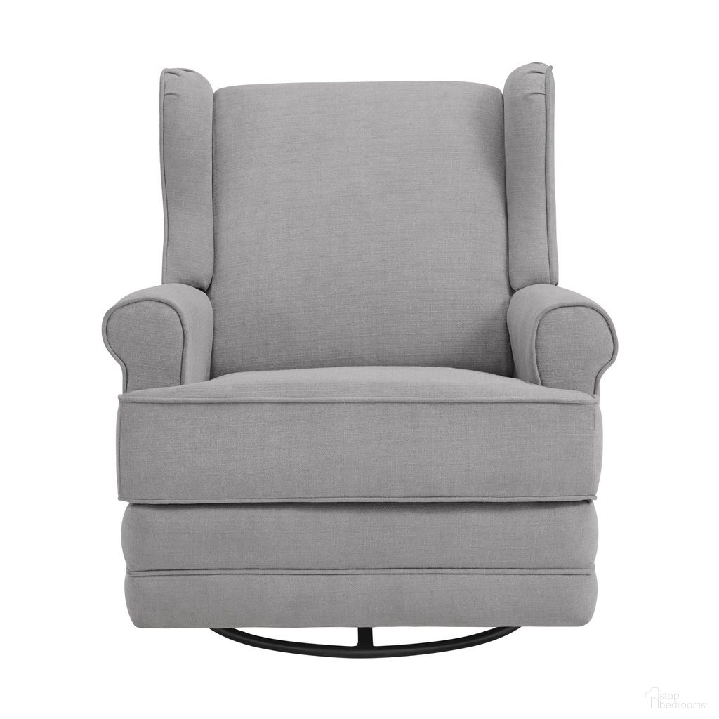 The appearance of Teegan Swivel Rocker and Recliner In Gray designed by Oxford Baby in the modern / contemporary interior design. This gray piece of furniture was selected by 1StopBedrooms from Teegan Collection to add a touch of cosiness and style into your home. Sku: 81124550. Material: Wood.