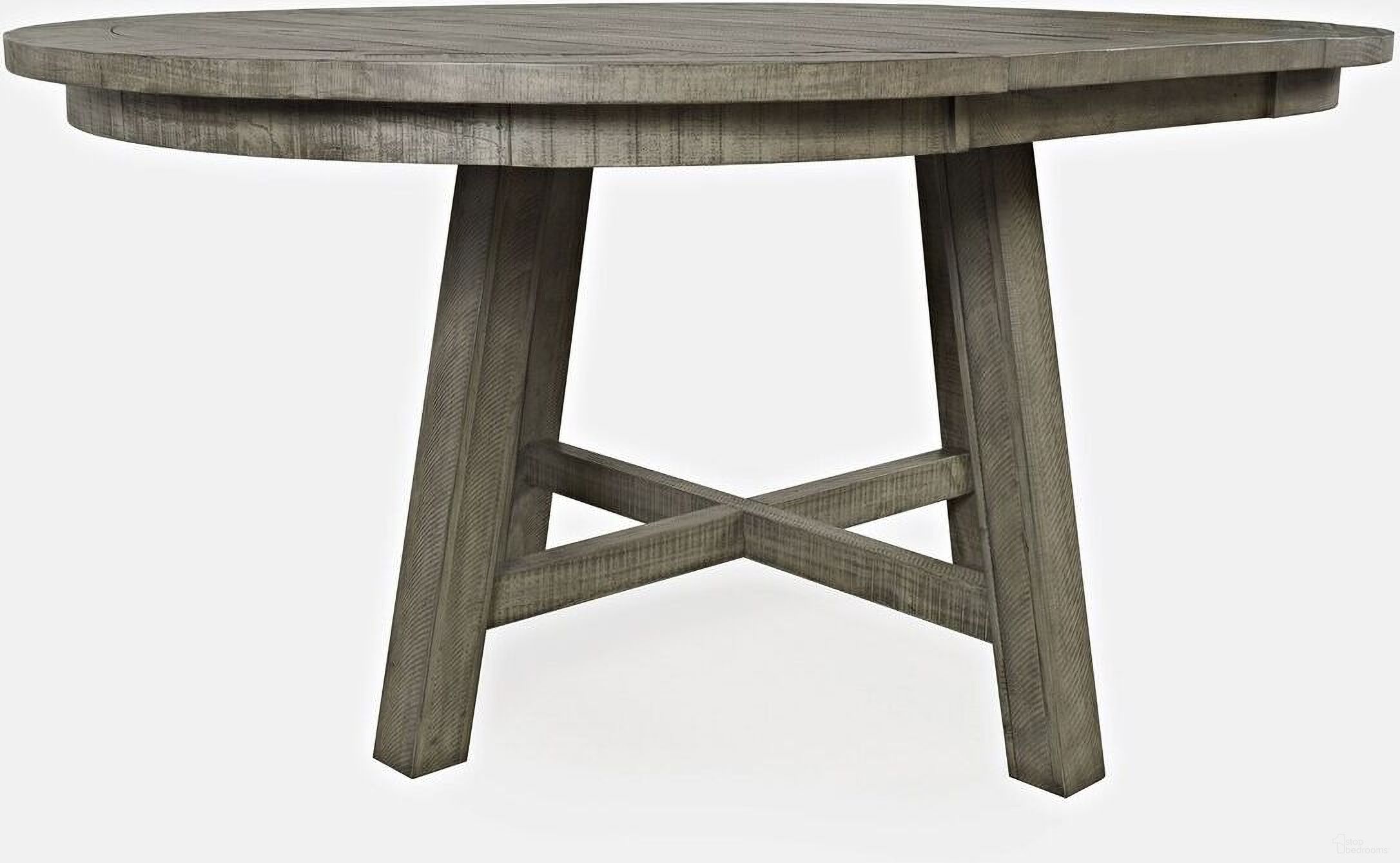 The appearance of Telluride Round To Oval Counter Height Dining Table In Driftwood designed by Jofran in the country / farmhouse interior design. This driftwood piece of furniture was selected by 1StopBedrooms from Telluride Collection to add a touch of cosiness and style into your home. Sku: 2231-54T;2231-54CHTB. Table Base Style: Trestle. Table Top Shape: Oval. Material: Pine. Size: 54" x 78".
