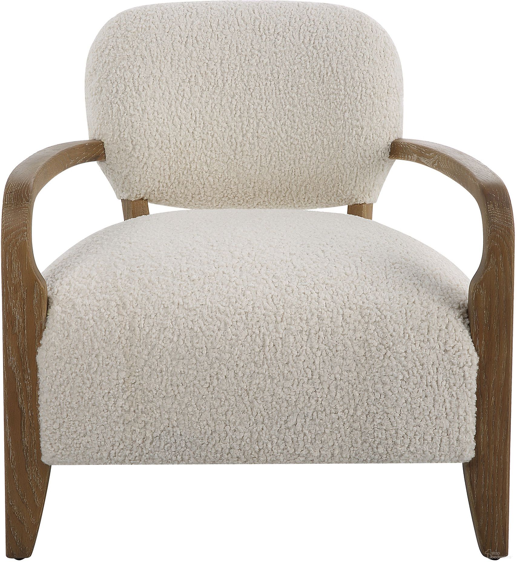 Telluride Shearling Accent Chair In Natural