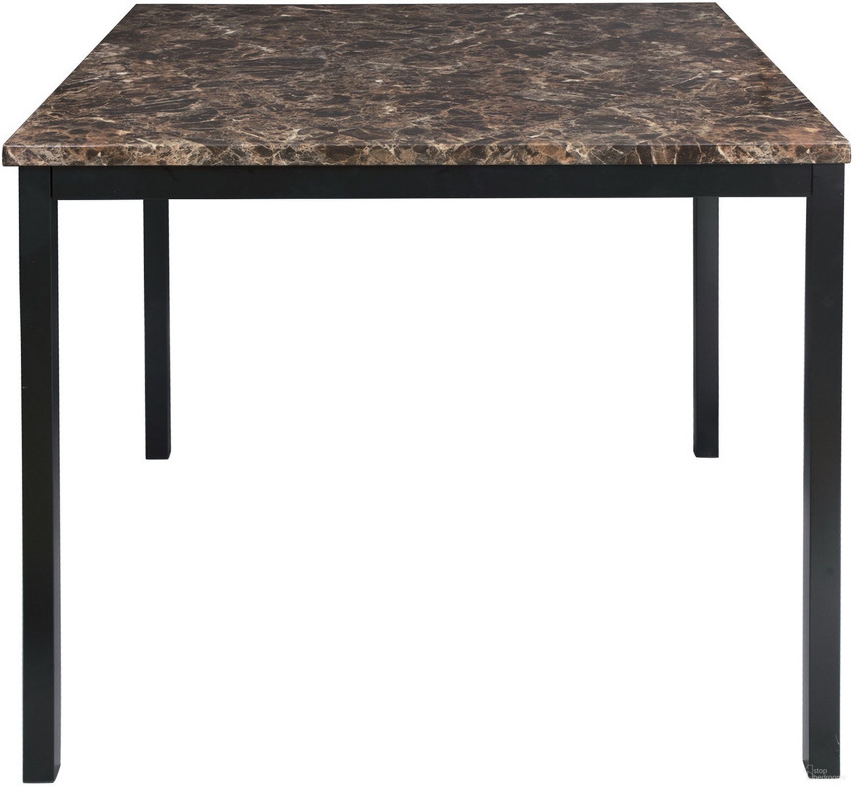 The appearance of Tempe Counter Height Table designed by Homelegance in the transitional interior design. This black piece of furniture was selected by 1StopBedrooms from Tempe Collection to add a touch of cosiness and style into your home. Sku: 2601-36. Table Base Style: Legs. Table Top Shape: Square. Material: Metal. Size: 40" x 40".