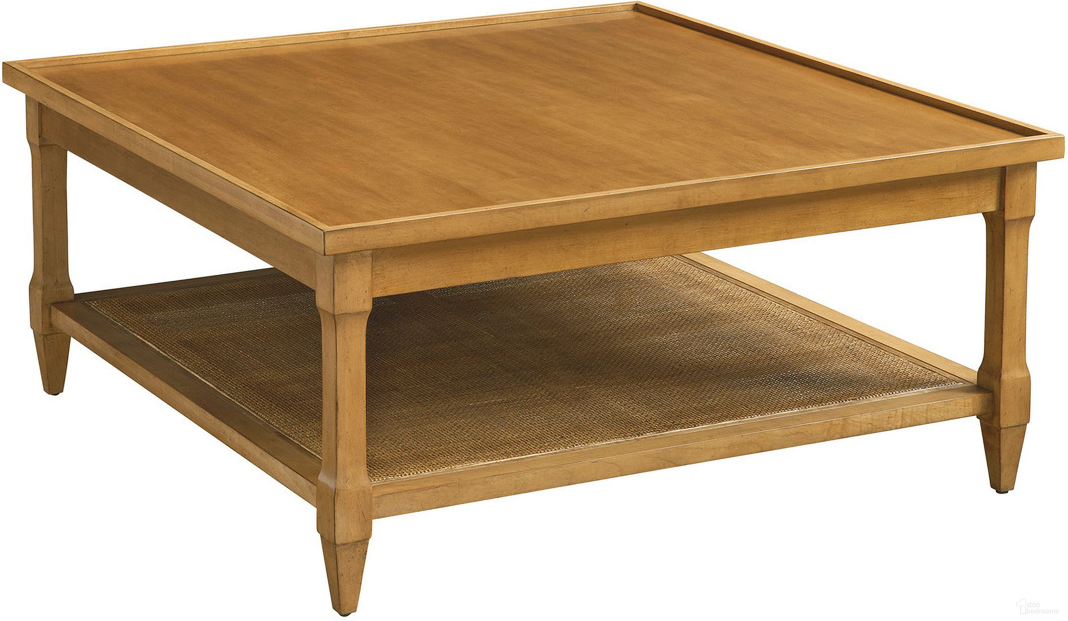 The appearance of Laguna Temple Square Cocktail Table In Table Rock designed by Barclay Butera in the transitional interior design. This table rock piece of furniture was selected by 1StopBedrooms from Laguna Collection to add a touch of cosiness and style into your home. Sku: 934-945. Material: Wood.