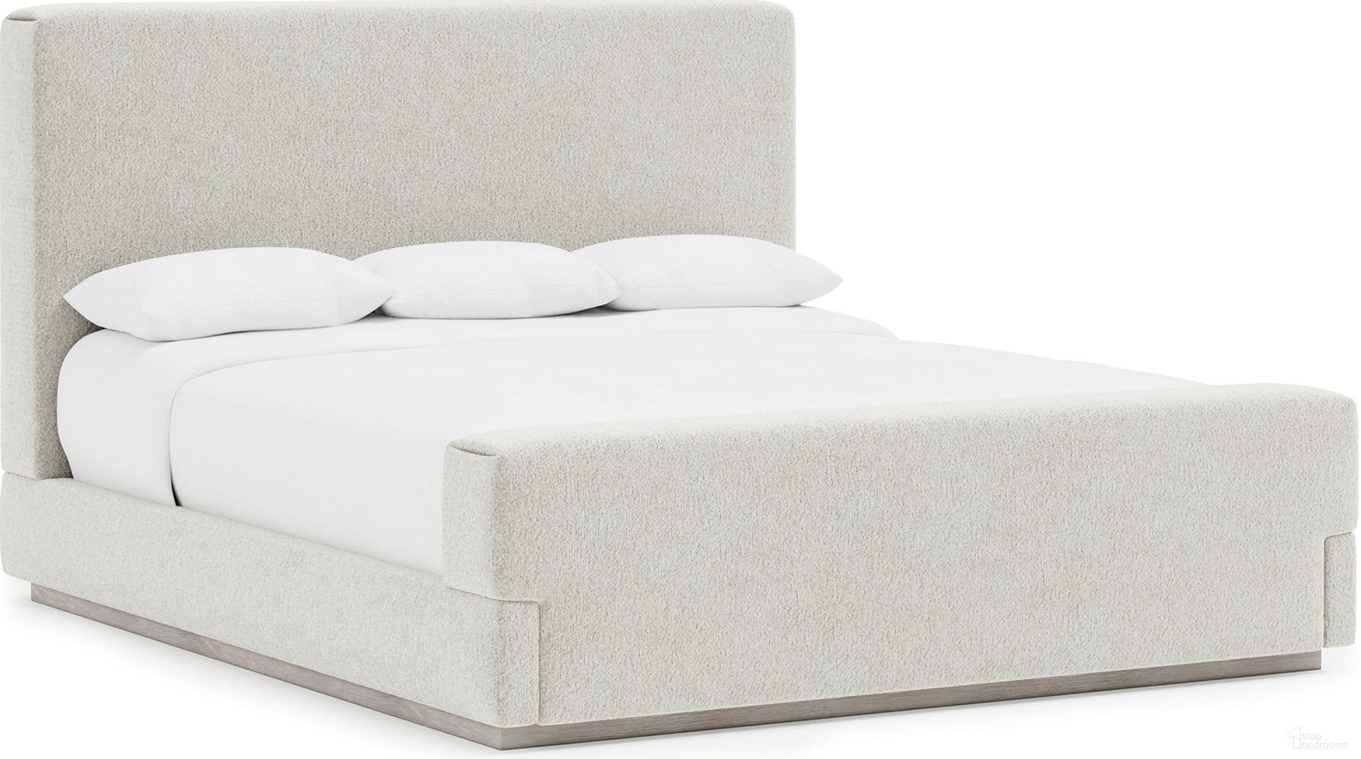 Tempo California King Panel Bed In Beige