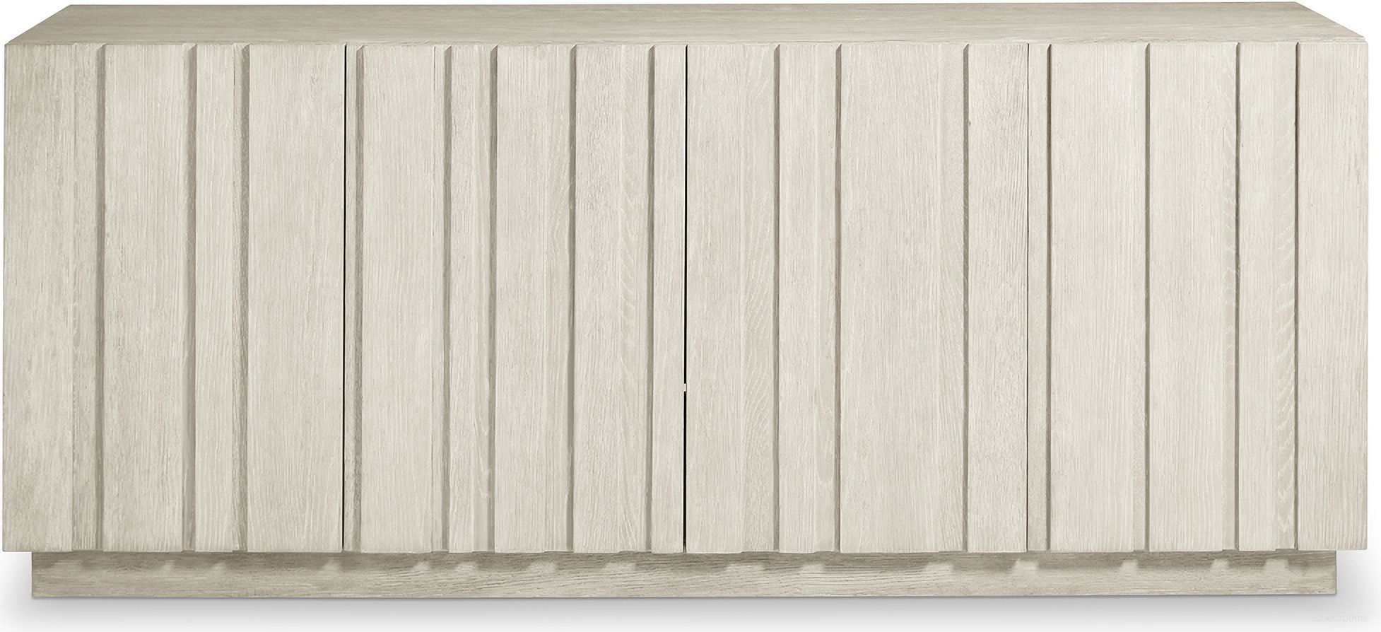 The appearance of Tempo Entertainment Credenza In Beige designed by Bernhardt in the transitional interior design. This beige piece of furniture was selected by 1StopBedrooms from Tempo Collection to add a touch of cosiness and style into your home. Sku: 346860. Material: Wood.