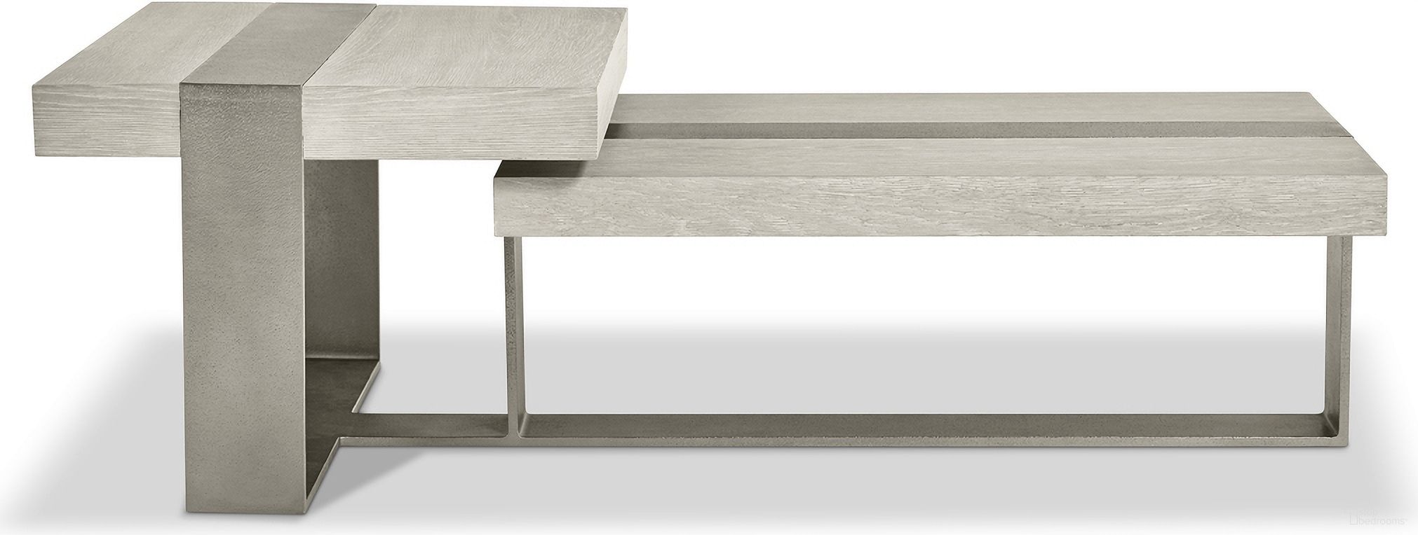 The appearance of Tempo Metal Base Cocktail Table In Beige designed by Bernhardt in the transitional interior design. This beige piece of furniture was selected by 1StopBedrooms from Tempo Collection to add a touch of cosiness and style into your home. Sku: 346016. Material: Wood.