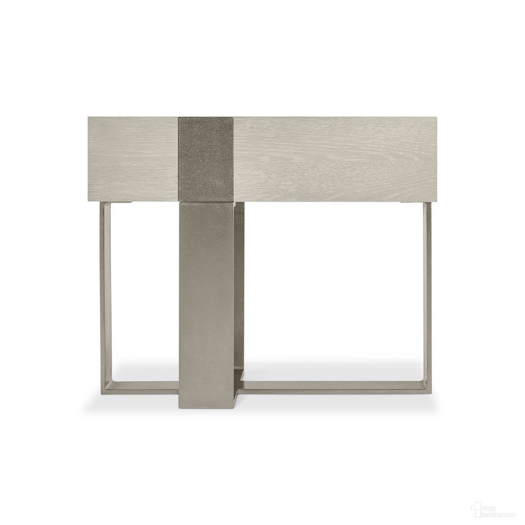 The appearance of Tempo Nightstand In Beige designed by Bernhardt in the transitional interior design. This beige piece of furniture was selected by 1StopBedrooms from Tempo Collection to add a touch of cosiness and style into your home. Sku: 346219L. Material: Wood.
