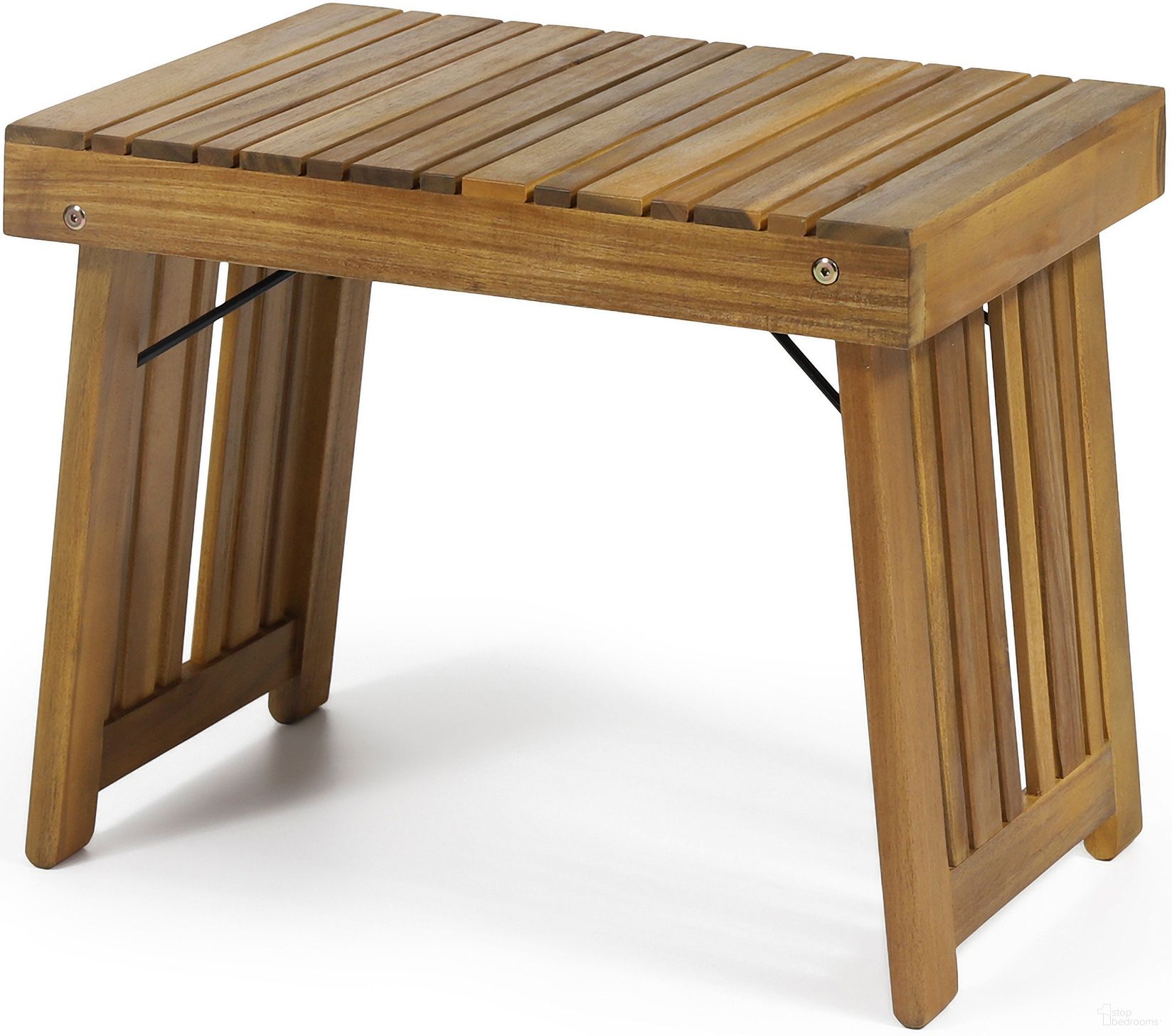 The appearance of Temptation Outdoor Foldable Side Table with Slat Design In Teak designed by Noble House in the modern / contemporary interior design. This teak piece of furniture was selected by 1StopBedrooms from Temptation Collection to add a touch of cosiness and style into your home. Sku: 69317.00. Material: Wood. Table Top Shape: Rectangular.