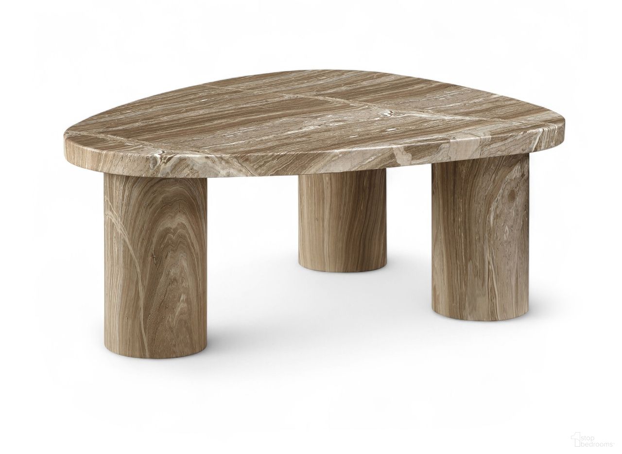 The appearance of Teramo Concrete Indoor and Outdoor Coffee Table In Beige designed by Meridian in the modern / contemporary interior design. This beige piece of furniture was selected by 1StopBedrooms from Teramo Collection to add a touch of cosiness and style into your home. Sku: 99090Beige-CT15 Box 1/2 (Top);99090Beige-CT15 Box 2/2 (Base). Material: Concrete.
