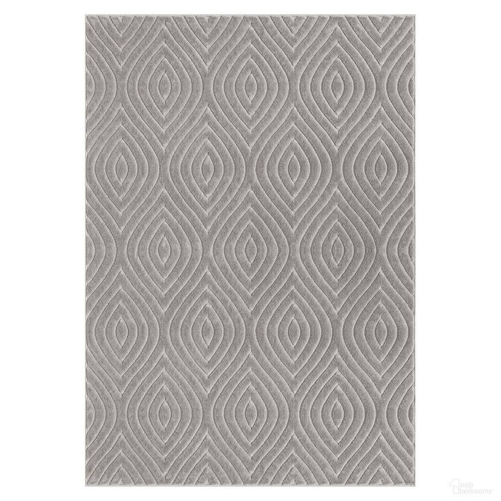 Terra 5' x 7' Louis Trellis Indoor/Outdoor Area Rug In Gray