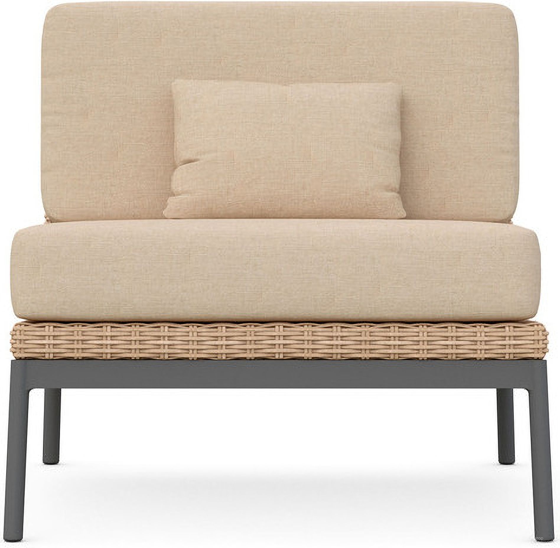 The appearance of Terra Club Chair with Cushion In Ginger and Natural designed by Azzurro Living in the transitional interior design. This ginger/natural piece of furniture was selected by 1StopBedrooms from Terra Collection to add a touch of cosiness and style into your home. Sku: TER-W03S1-P26. Material: Aluminum.