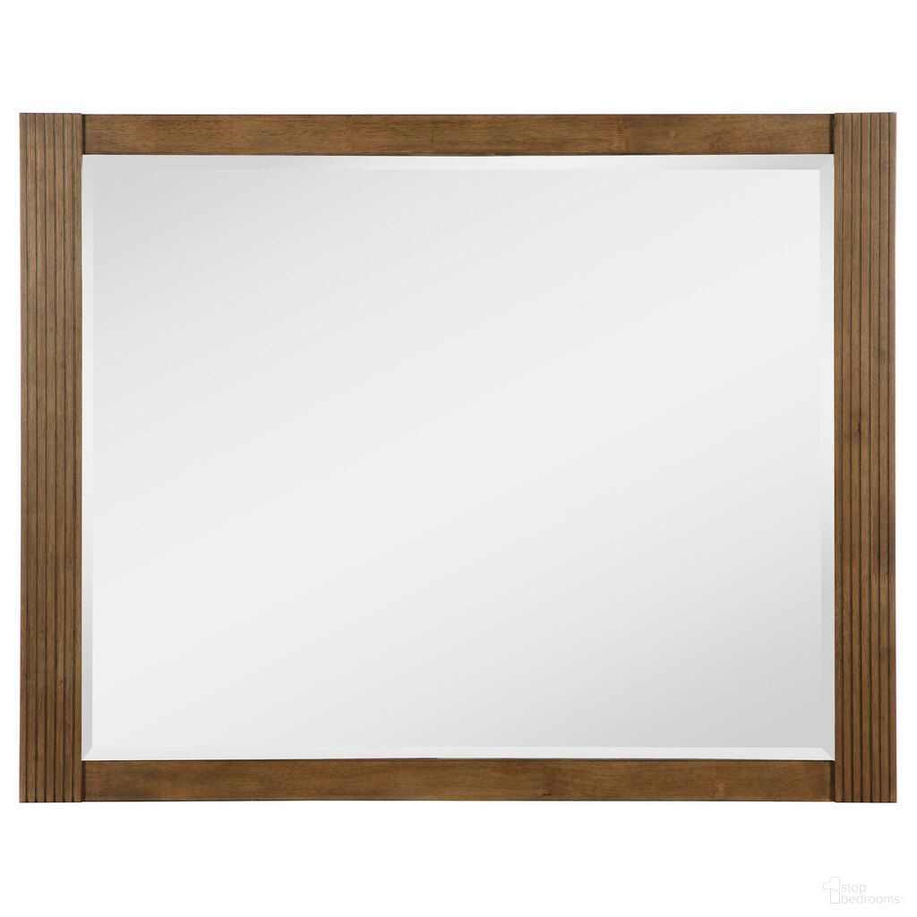 The appearance of Terrace Dresser Mirror In Ash Brown designed by Coaster in the transitional interior design. This ash brown piece of furniture was selected by 1StopBedrooms from Terrace Collection to add a touch of cosiness and style into your home. Sku: 224904. Material: MDF.
