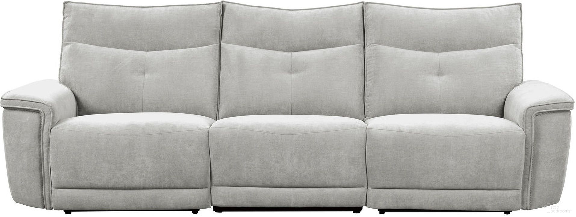 The appearance of Tesoro Power Double Reclining Sofa with Power Headrests In Gray designed by Homelegance in the modern / contemporary interior design. This gray piece of furniture was selected by 1StopBedrooms from Tesoro Collection to add a touch of cosiness and style into your home. Sku: 9509MGY-LRPWH;9509MGY-AC;9509MGY-RRPWH. Material: Textured.