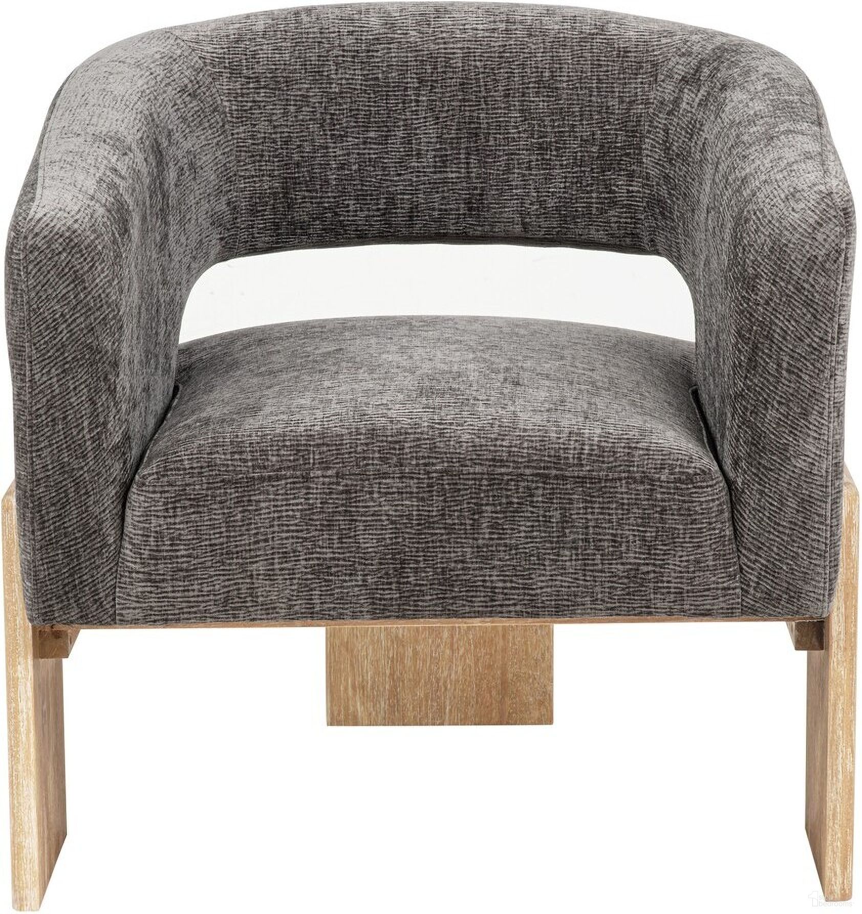 The appearance of Tess Accent Chair In Crystal Black designed by Moti in the modern / contemporary interior design. This crystal black piece of furniture  was selected by 1StopBedrooms from Tess Collection to add a touch of cosiness and style into your home. Sku: 88023084. Material: Solid Wood.