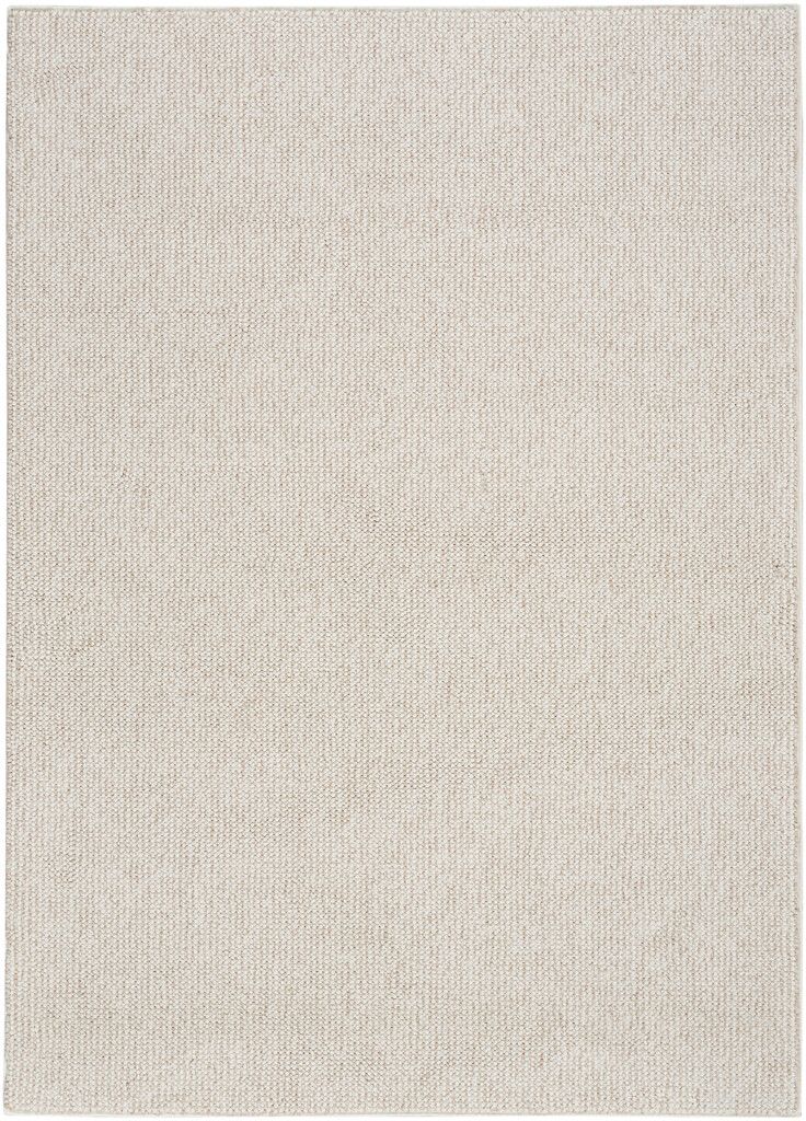 The appearance of Textured Home 3'11" x 5'11" Indoor Rug In Ivory Beige designed by Nourison in the country / farmhouse interior design. This ivory beige piece of furniture was selected by 1StopBedrooms from Textured Collection to add a touch of cosiness and style into your home. Sku: 99446922694. Material: Polyester.