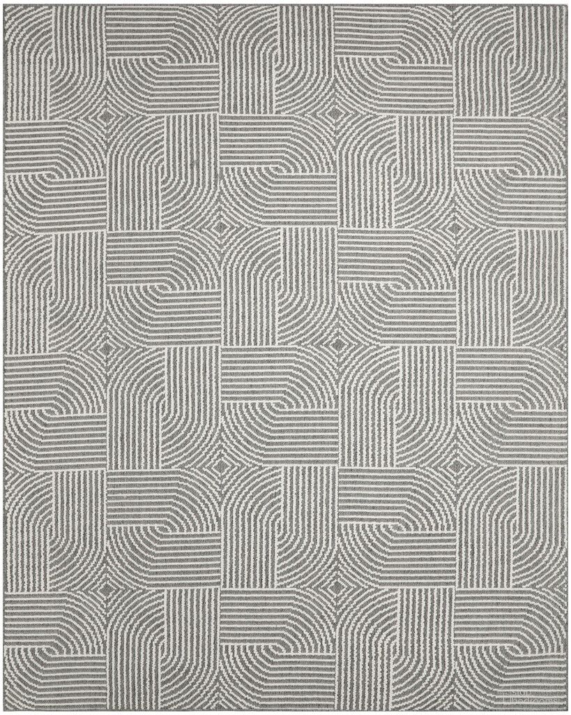 The appearance of Textured Home Modern 7'10" x 9'10" Indoor Rug In Charcoal and Ivory designed by Nourison in the modern / contemporary interior design. This charcoal and ivory piece of furniture was selected by 1StopBedrooms from Textured Collection to add a touch of cosiness and style into your home. Sku: 841491141557. Material: Polyester.
