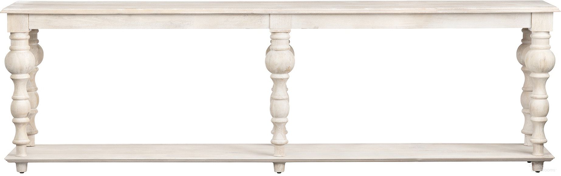 The appearance of Textured Solid Bleached Wood Console/Sofa Table In White and Tan designed by Crestview Collection in the rustic / southwestern interior design. This white/tan piece of furniture was selected by 1StopBedrooms from to add a touch of cosiness and style into your home. Sku: CVFNR4535. Material: Solid Wood.