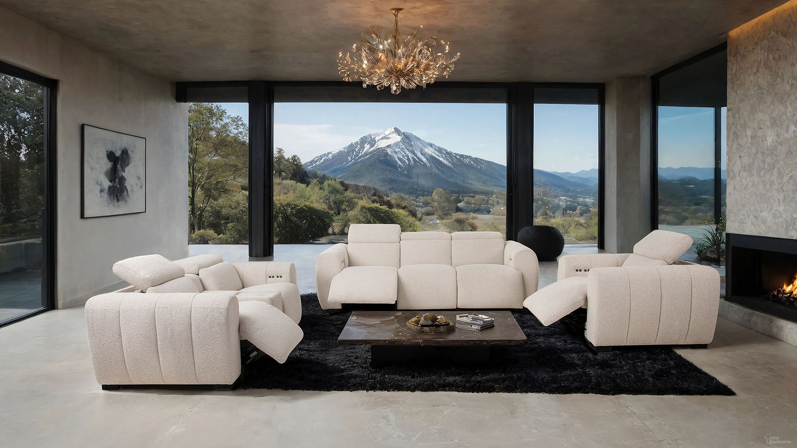 The appearance of Thaddea Power Recliner In White designed by Furniture of America in the modern / contemporary interior design. This white piece of furniture was selected by 1StopBedrooms from Thaddea Collection to add a touch of cosiness and style into your home. Sku: CM9934WH-CH-PM. Material: Hardwood.