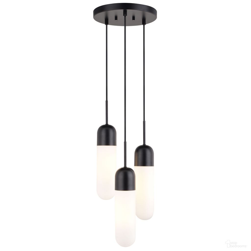 The appearance of Thalia 10 Inch 3 Light Pendant In Matte Black designed by Vaxcel in the modern / contemporary interior design. This matte black piece of furniture was selected by 1StopBedrooms from Thalia Collection to add a touch of cosiness and style into your home. Sku: P0423. Material: Metal.