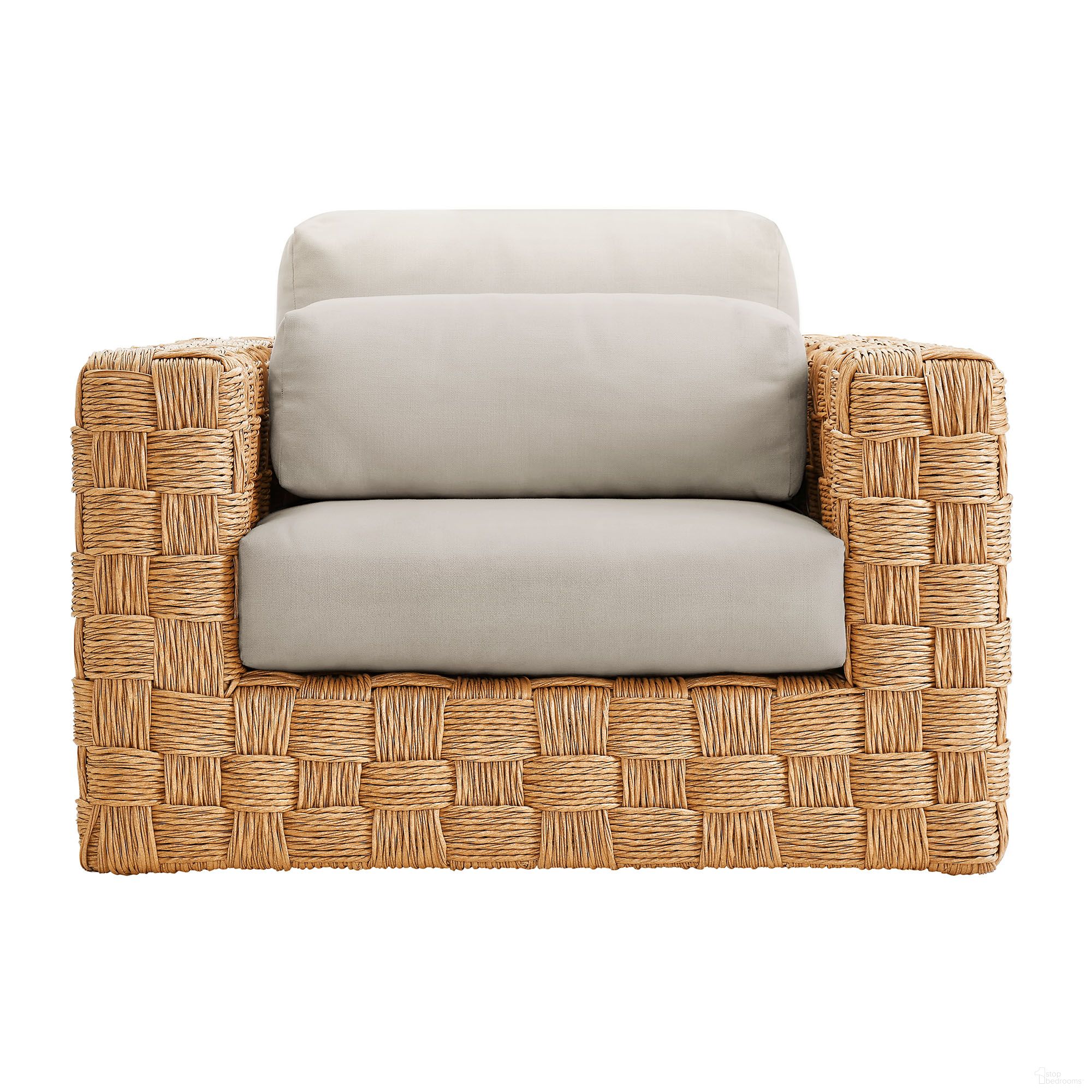 The appearance of Thames Outdoor Patio Wicker Outdoor Patio Rattan Armchair In Natural and Light Gray designed by Modway in the modern / contemporary interior design. This light gray and natural piece of furniture was selected by 1StopBedrooms from Thames Collection to add a touch of cosiness and style into your home. Sku: EEI-6925-NAT-LGR. Material: Rattan.
