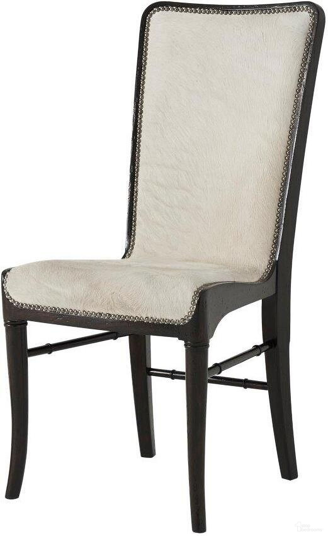 The appearance of Thane Dining Chair Set Of 2 designed by Theodore Alexander in the transitional interior design. This cream piece of furniture  was selected by 1StopBedrooms from Marst Hill Collection to add a touch of cosiness and style into your home. Sku: 4000-925.2APV. Material: Wood. Chair Type: Side Chair.