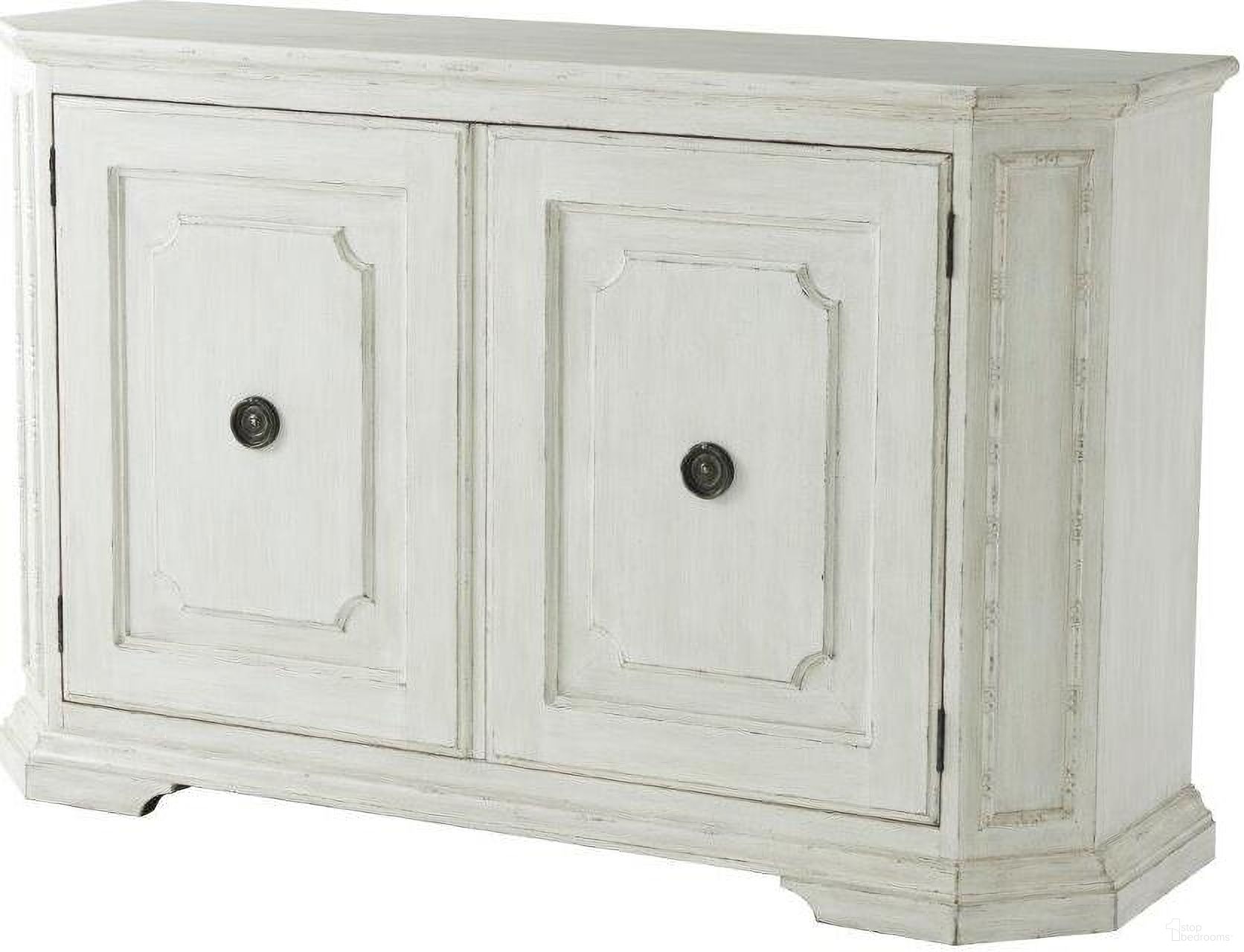 The appearance of The Bavaria Cabinet designed by Theodore Alexander in the traditional interior design. This white piece of furniture  was selected by 1StopBedrooms from Tavel Collection to add a touch of cosiness and style into your home. Sku: TA61006.C150. Material: Wood.