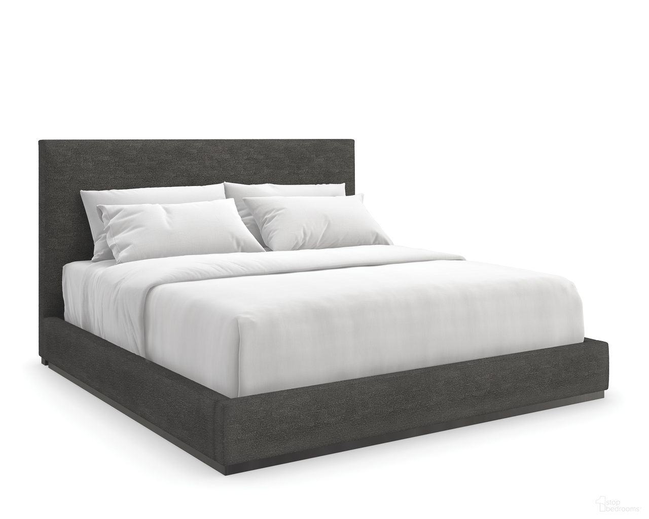 The Boutique Bed King Upholstered Bed In Black