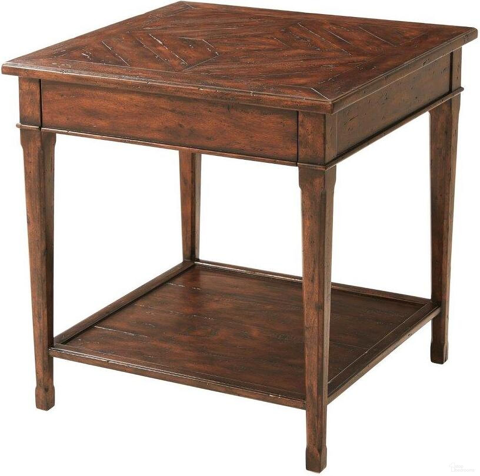 The appearance of The Castle Guest Side Table designed by Theodore Alexander in the transitional interior design. This  piece of furniture  was selected by 1StopBedrooms from Castle Bromwich Collection to add a touch of cosiness and style into your home. Sku: CB50001. Material: Wood.