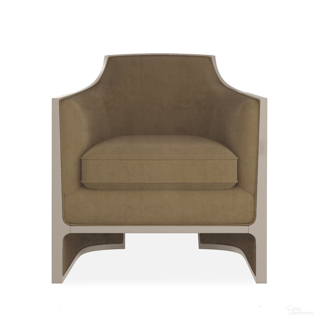 The appearance of The Cat'S Meow Chair In Brown designed by Caracole in the modern / contemporary interior design. This brown piece of furniture  was selected by 1StopBedrooms from The Cat'S Meow Collection to add a touch of cosiness and style into your home. Sku: UPH-424-232-D. Material: Birch.