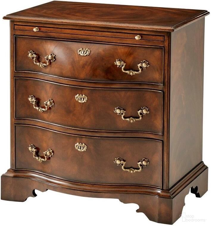 The appearance of The India Silk Bedside Nightstand designed by Theodore Alexander in the traditional interior design. This  piece of furniture  was selected by 1StopBedrooms from Althorp Living History Collection to add a touch of cosiness and style into your home. Sku: AL60030. Material: Wood.