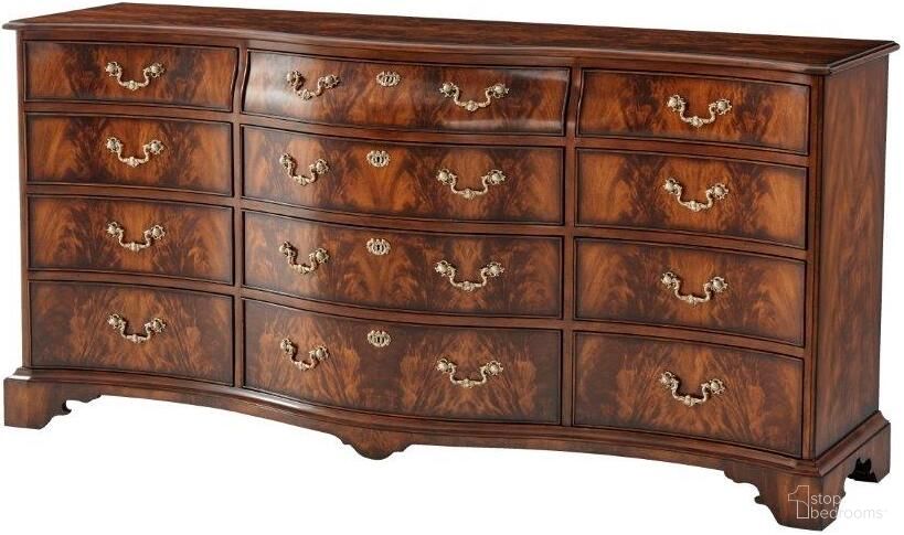 The appearance of The India Silk Dresser designed by Theodore Alexander in the traditional interior design. This  piece of furniture  was selected by 1StopBedrooms from Althorp Living History Collection to add a touch of cosiness and style into your home. Sku: AL60031. Material: Wood.