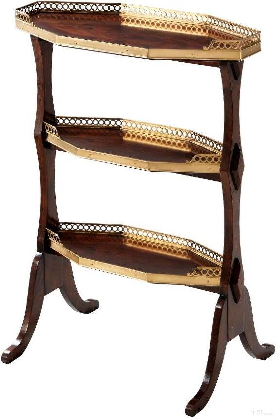 The appearance of The Sometime Accent Table designed by Theodore Alexander in the traditional interior design. This  piece of furniture  was selected by 1StopBedrooms from Essential Collection to add a touch of cosiness and style into your home. Sku: 5005-112. Material: Wood.