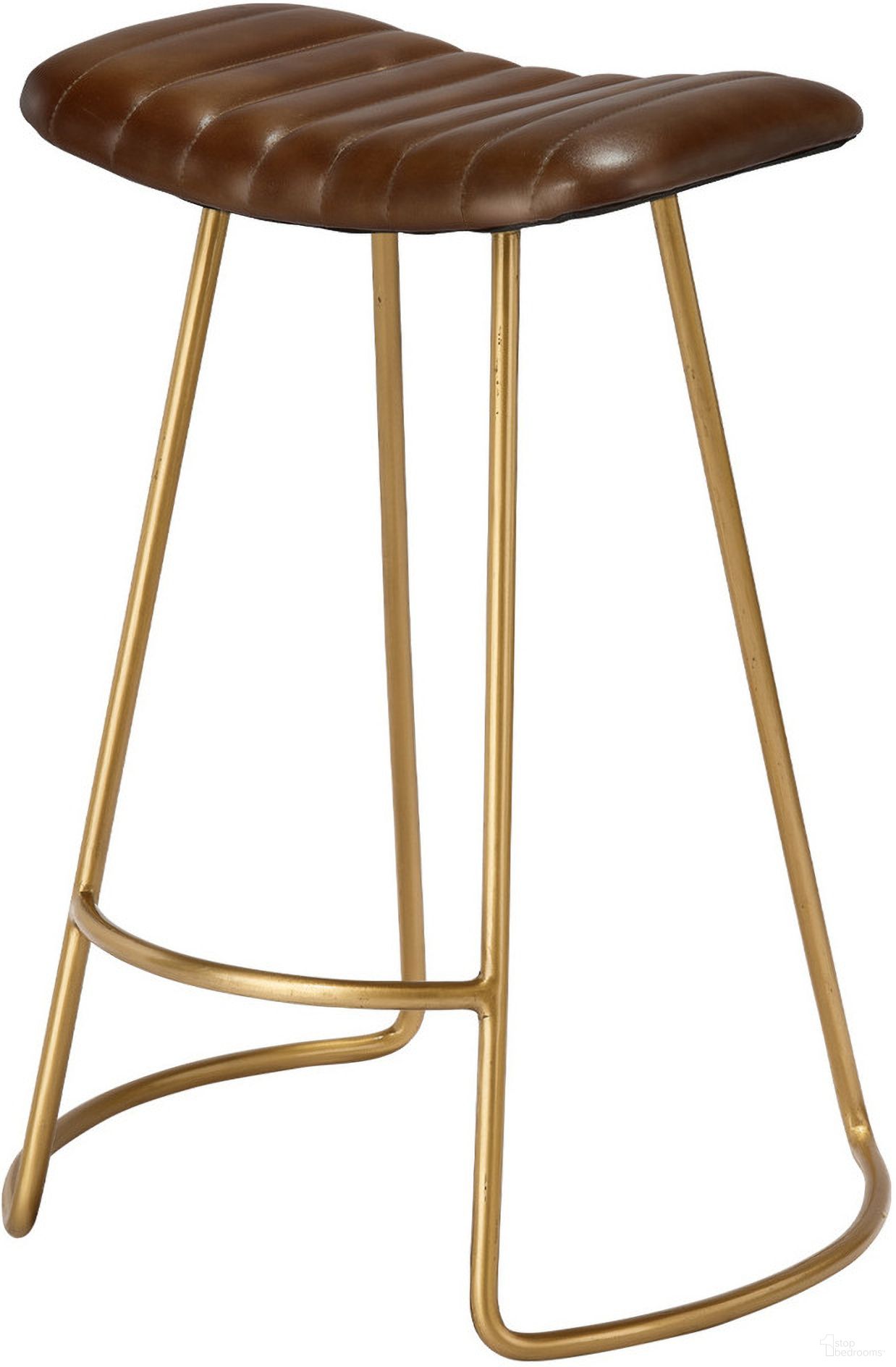 The appearance of Theo Gold Counter Stool designed by Jamie Young Company in the rustic / southwestern interior design. This gold piece of furniture  was selected by 1StopBedrooms from  to add a touch of cosiness and style into your home. Sku: LSTHEOBUFFGO. Material: Iron.