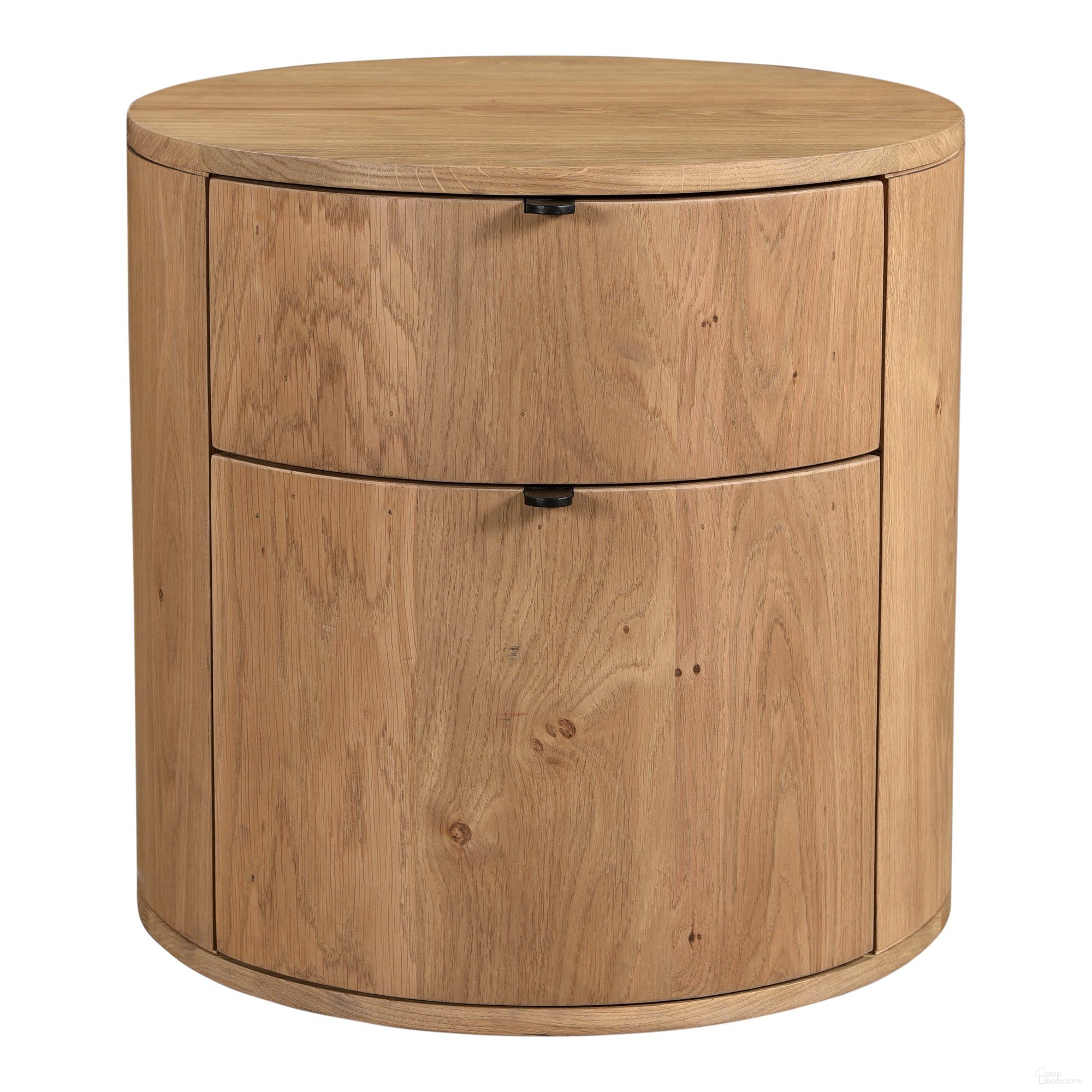 Theo Two Drawer Nightstand In Natural