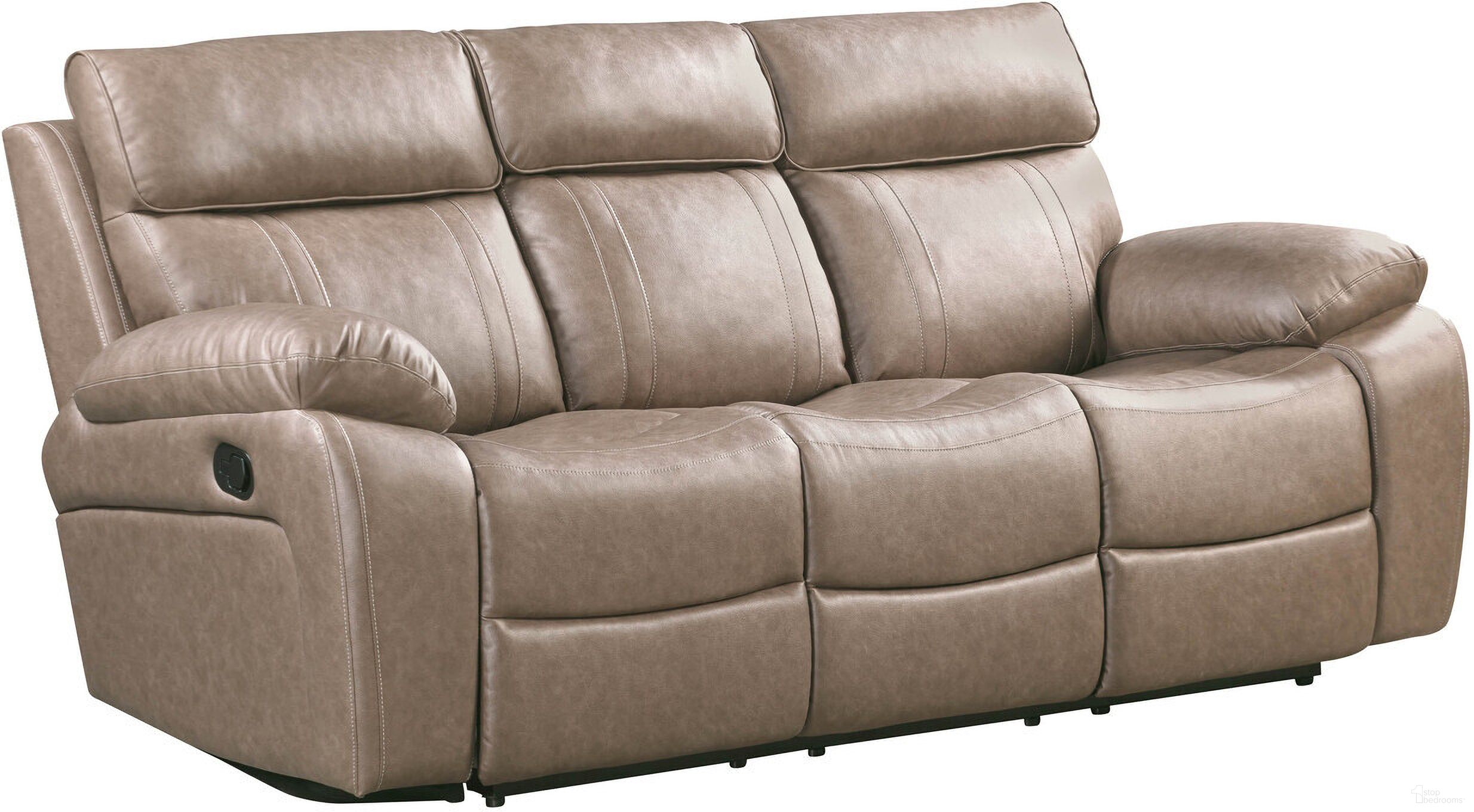 The appearance of Theon Manual Sofa with Drop Down Table In Stokes Toffee designed by Parker House in the transitional interior design. This stokes toffee piece of furniture was selected by 1StopBedrooms from Theon Collection to add a touch of cosiness and style into your home. Sku: MTH-834-STOF. Material: Polyester.