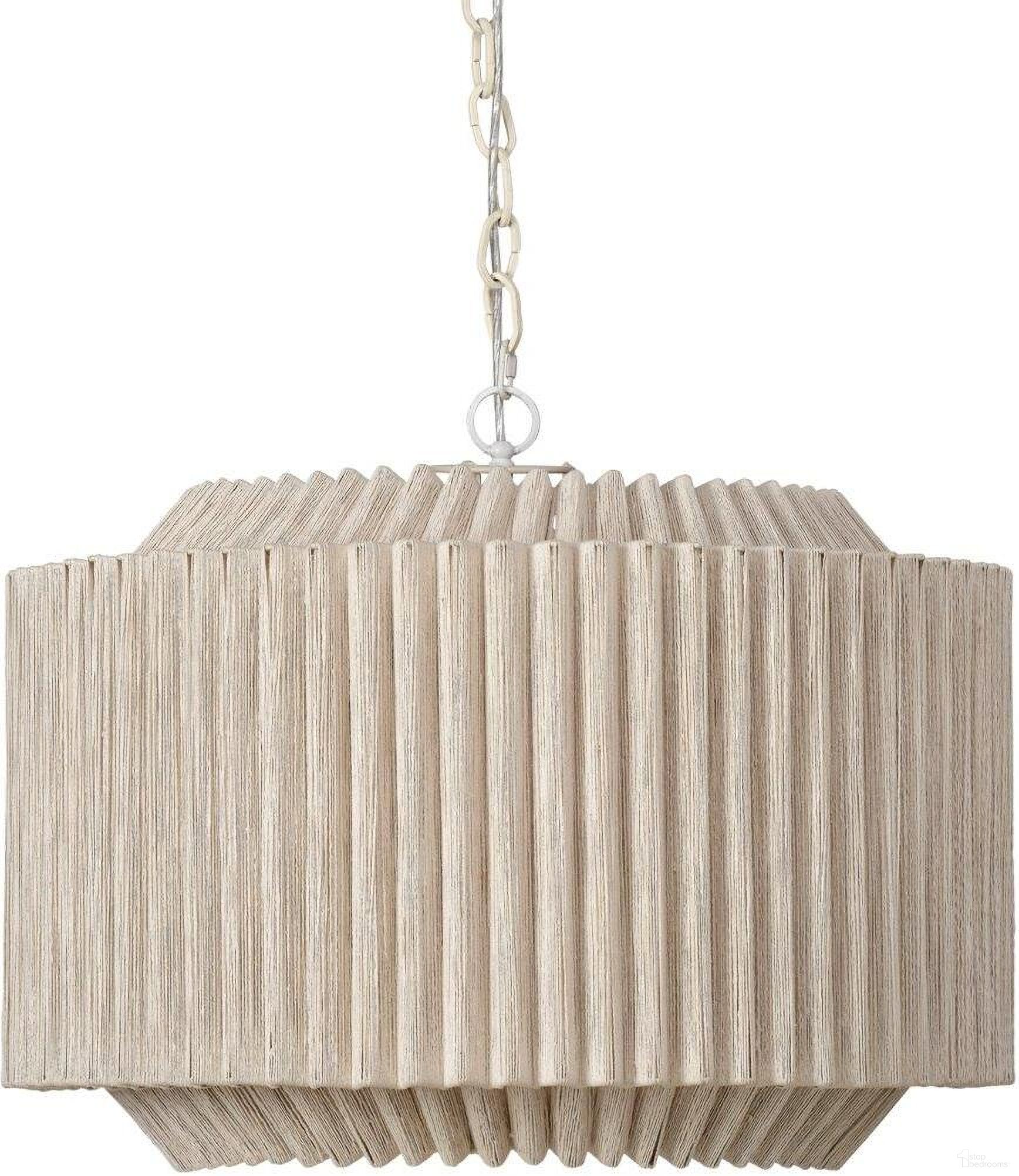 Theory Jute Chandelier In Off White