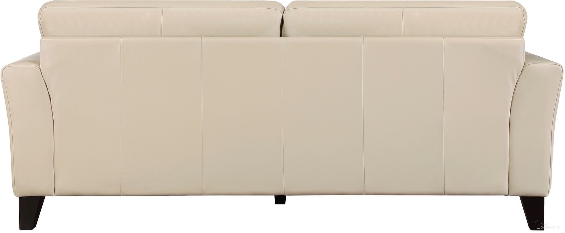 Thierry Leather Sofa In Cream