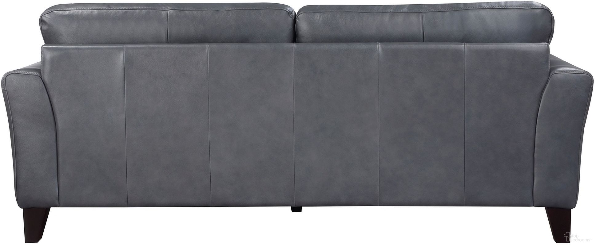 The appearance of Thierry Leather Sofa In Gray designed by Homelegance in the modern / contemporary interior design. This gray piece of furniture  was selected by 1StopBedrooms from Thierry Collection to add a touch of cosiness and style into your home. Sku: 9279BGY-3. Material: Leather.