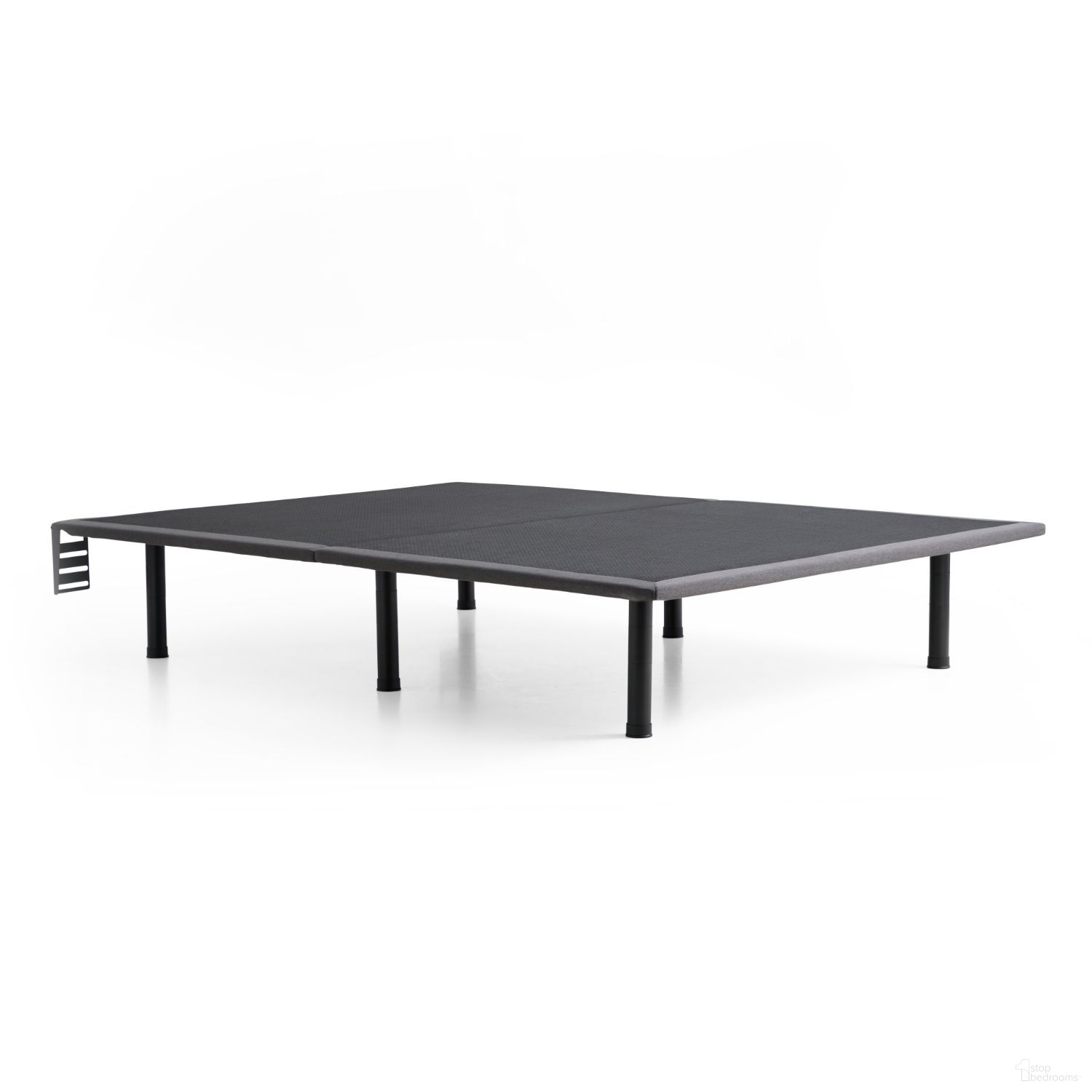 The appearance of Thin Deck Full Upholstered Platform Bed Frame In Charcoal designed by Malouf in the modern / contemporary interior design. This charcoal piece of furniture  was selected by 1StopBedrooms from Thin Deck Collection to add a touch of cosiness and style into your home. Sku: MA0001UPLFFCH. Bed Size: Full.