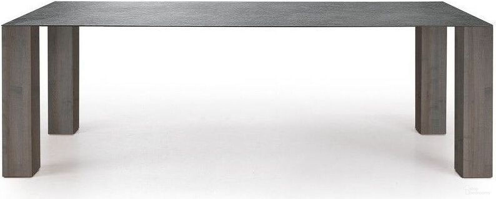 The appearance of Thin Grey Ceramic Top And Ash Legs Extendable Dining Table designed by Bellini Modern Living in the transitional interior design. This gray piece of furniture  was selected by 1StopBedrooms from Thin Collection to add a touch of cosiness and style into your home. Sku: Thin DT GRY-GRY. Table Base Style: Legs. Table Top Shape: Rectangular. Size: 79" x 118".