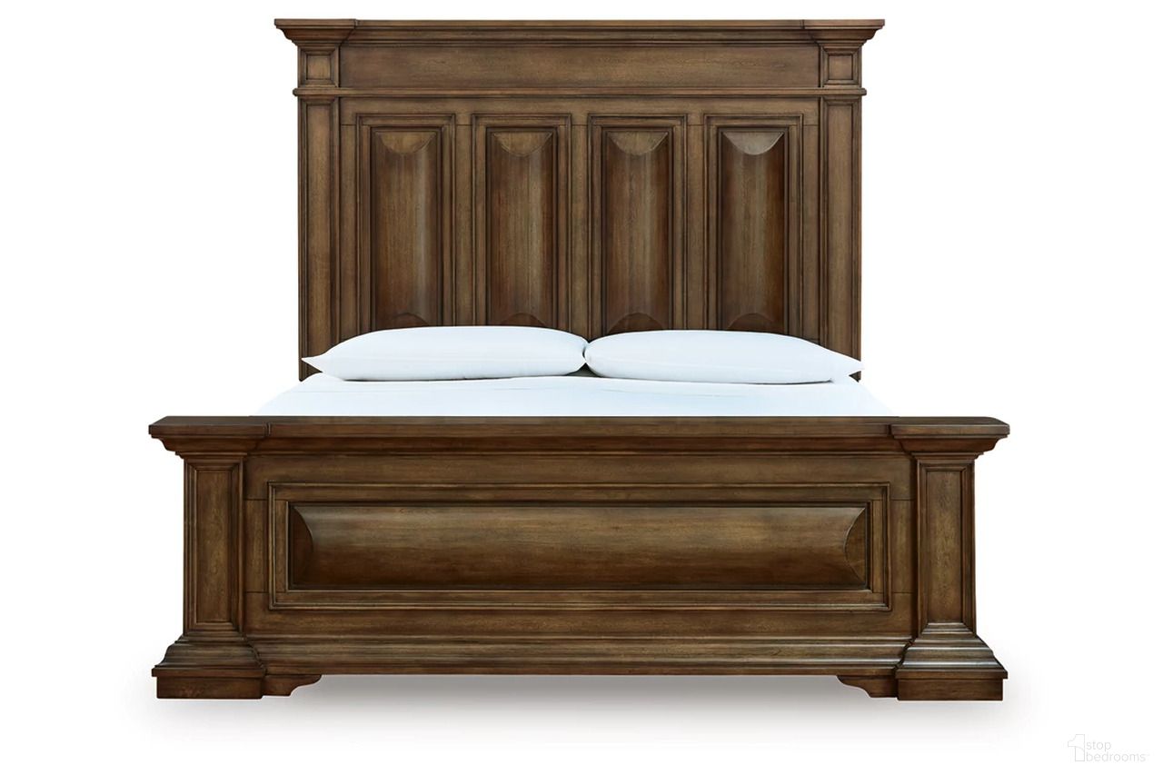 The appearance of Thoridan California King Panel Bed In Brown designed by Signature Design by Ashley in the traditional interior design. This brown piece of furniture  was selected by 1StopBedrooms from Thoridan Collection to add a touch of cosiness and style into your home. Sku: NCB949-56;NCB949-58;NCB949-94. Bed Type: Panel Bed. Bed Size: California King.