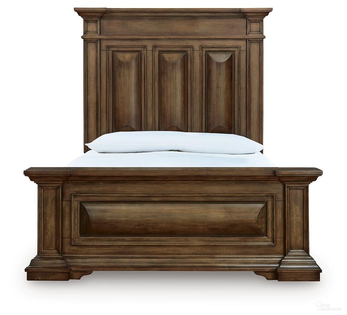 Thoridan Queen Panel Bed In Brown