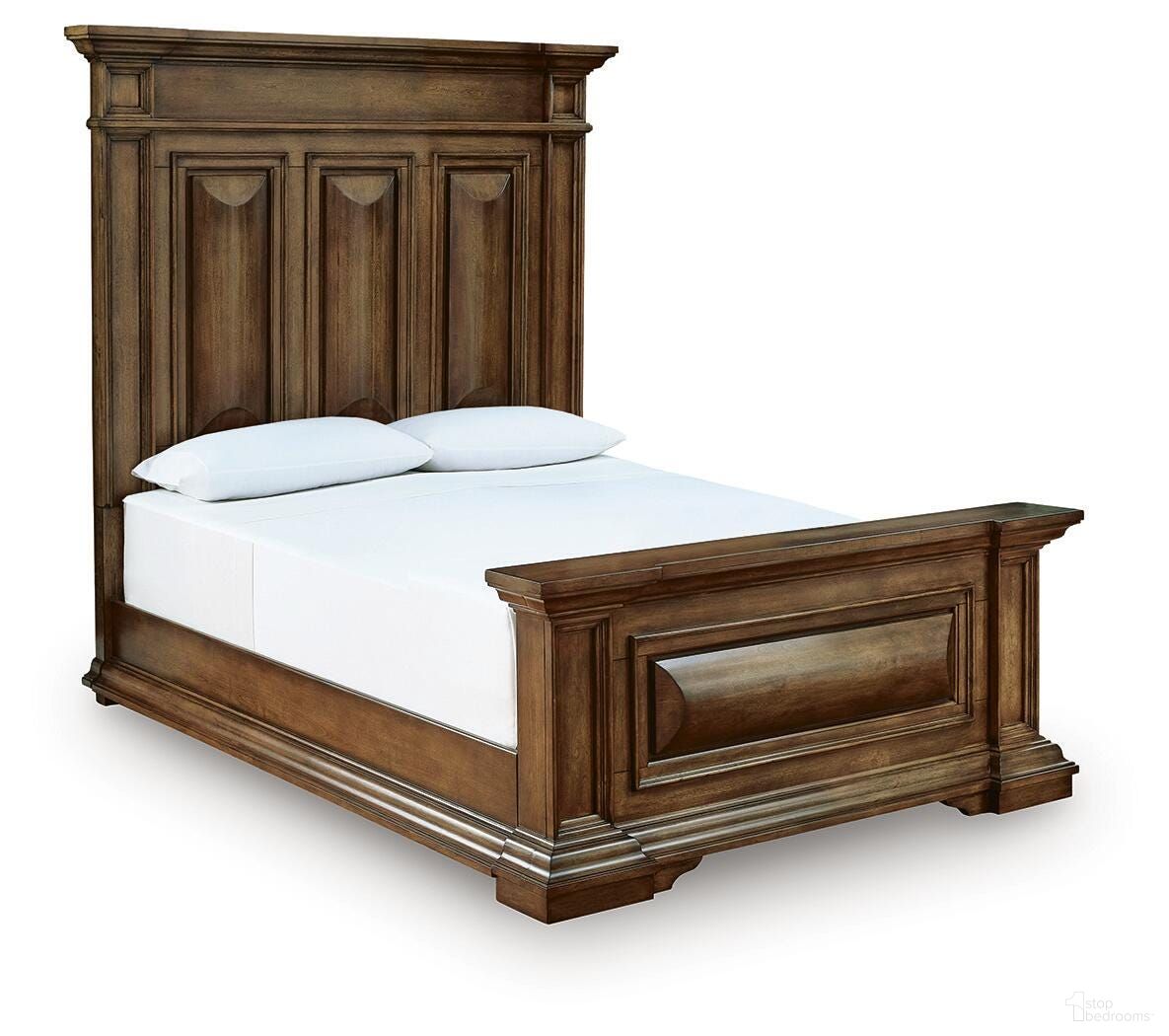 Thoridan Queen Panel Bed In Brown