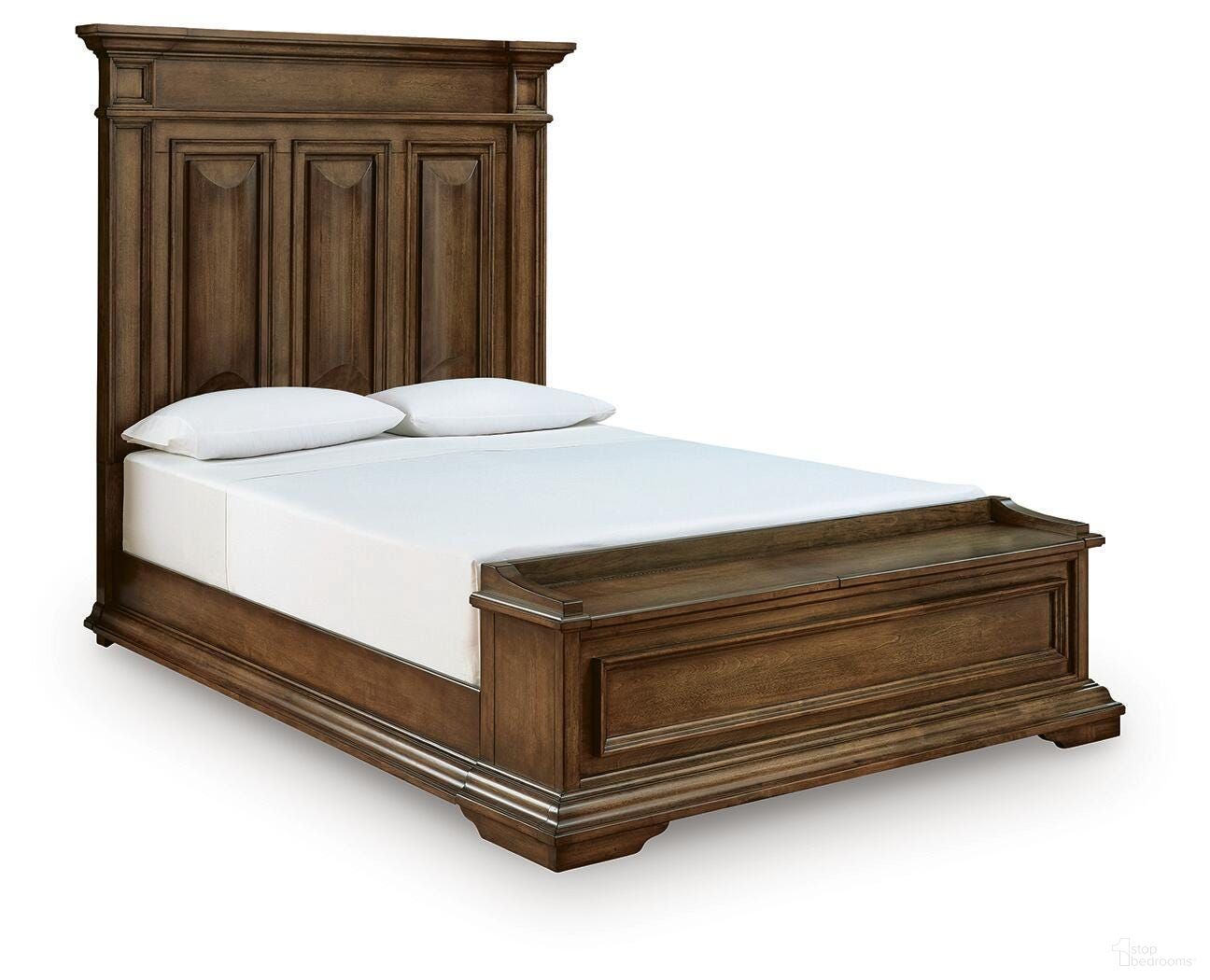 Thoridan Queen Panel Storage Bed In Brown