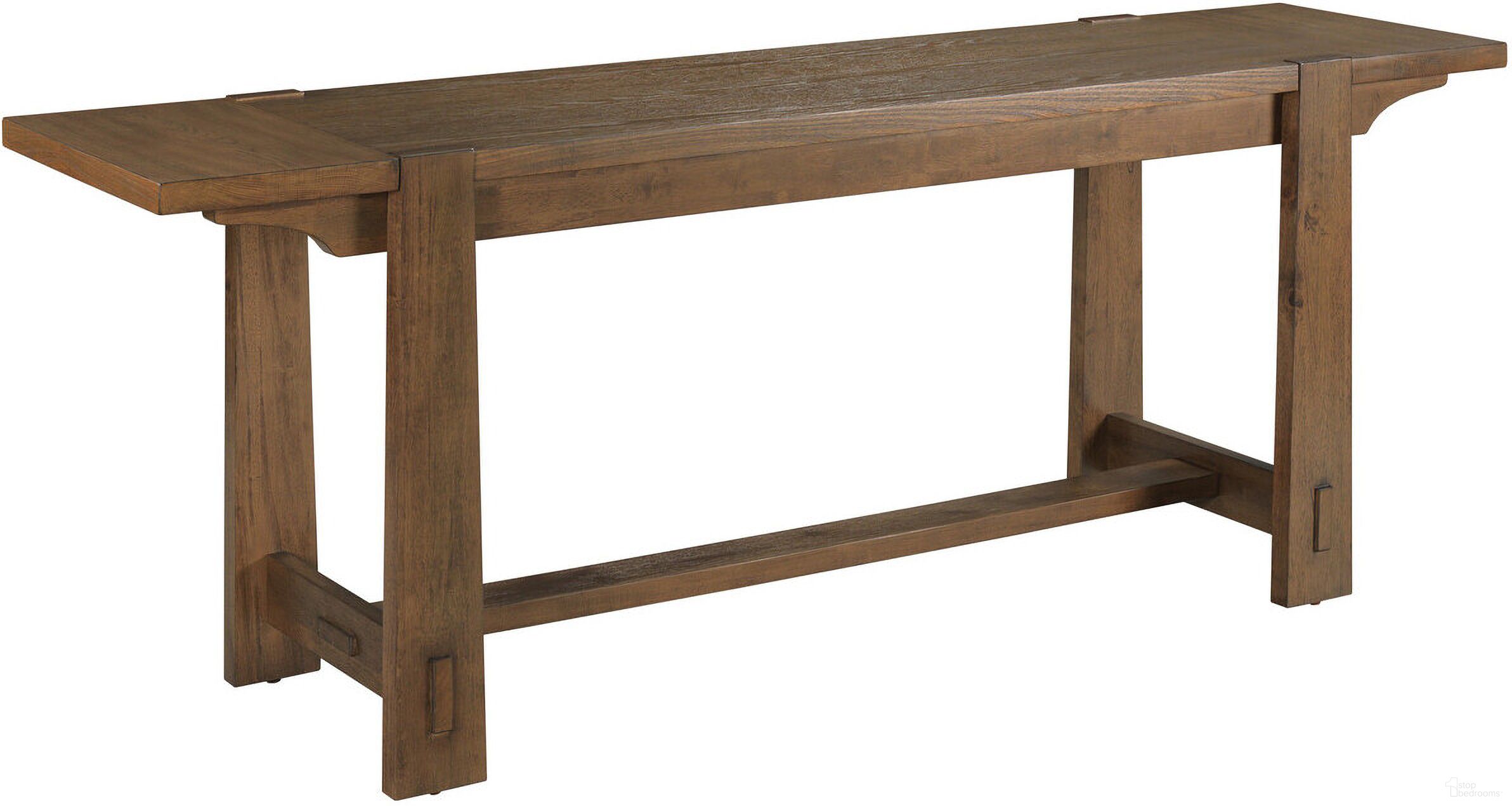 The appearance of Thornton Sofa Table In Autumn designed by Hammary in the transitional interior design. This autumn piece of furniture was selected by 1StopBedrooms from Thornton Collection to add a touch of cosiness and style into your home. Sku: 377-925. Material: Wood.