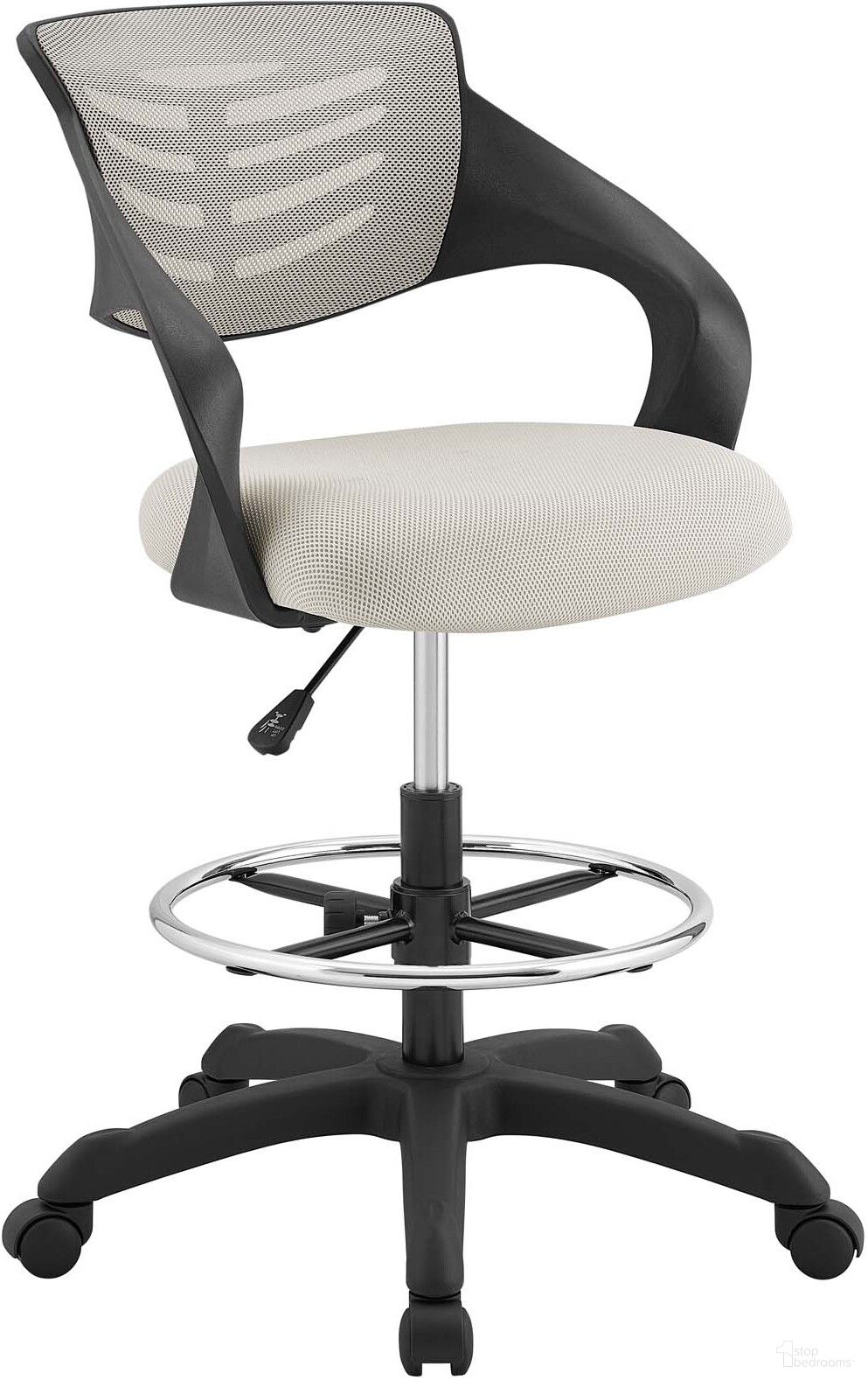 Thrive Gray Mesh Drafting Chair