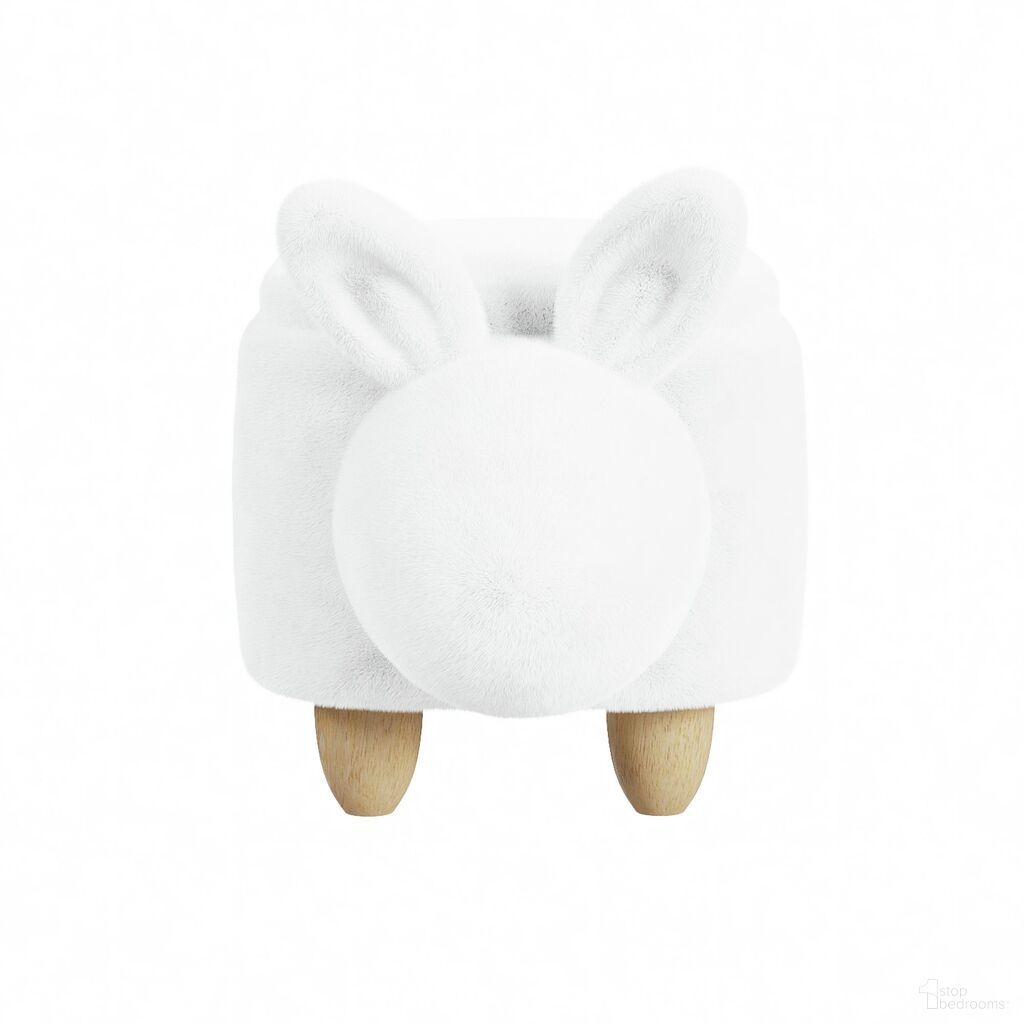 The appearance of Thumper Rabbit Storage Stool In White and Natural designed by Picket House in the glam interior design. This white/natural piece of furniture  was selected by 1StopBedrooms from Thumper Collection to add a touch of cosiness and style into your home. Sku: Y-13890-7-ST. Material: Wood.
