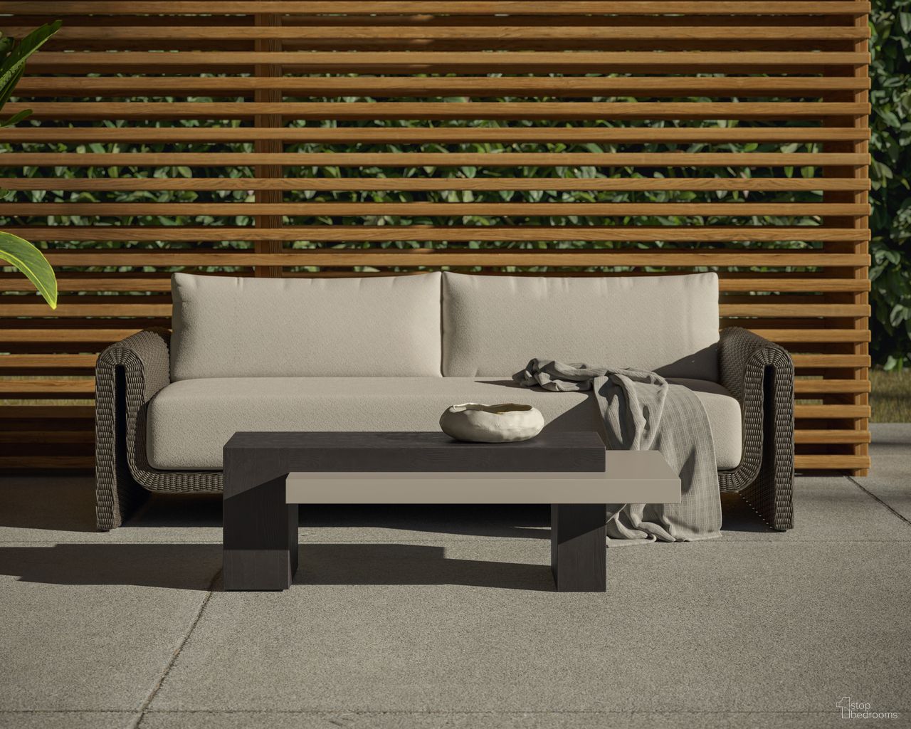 Tibi Sofa In Grey and Louis Cream