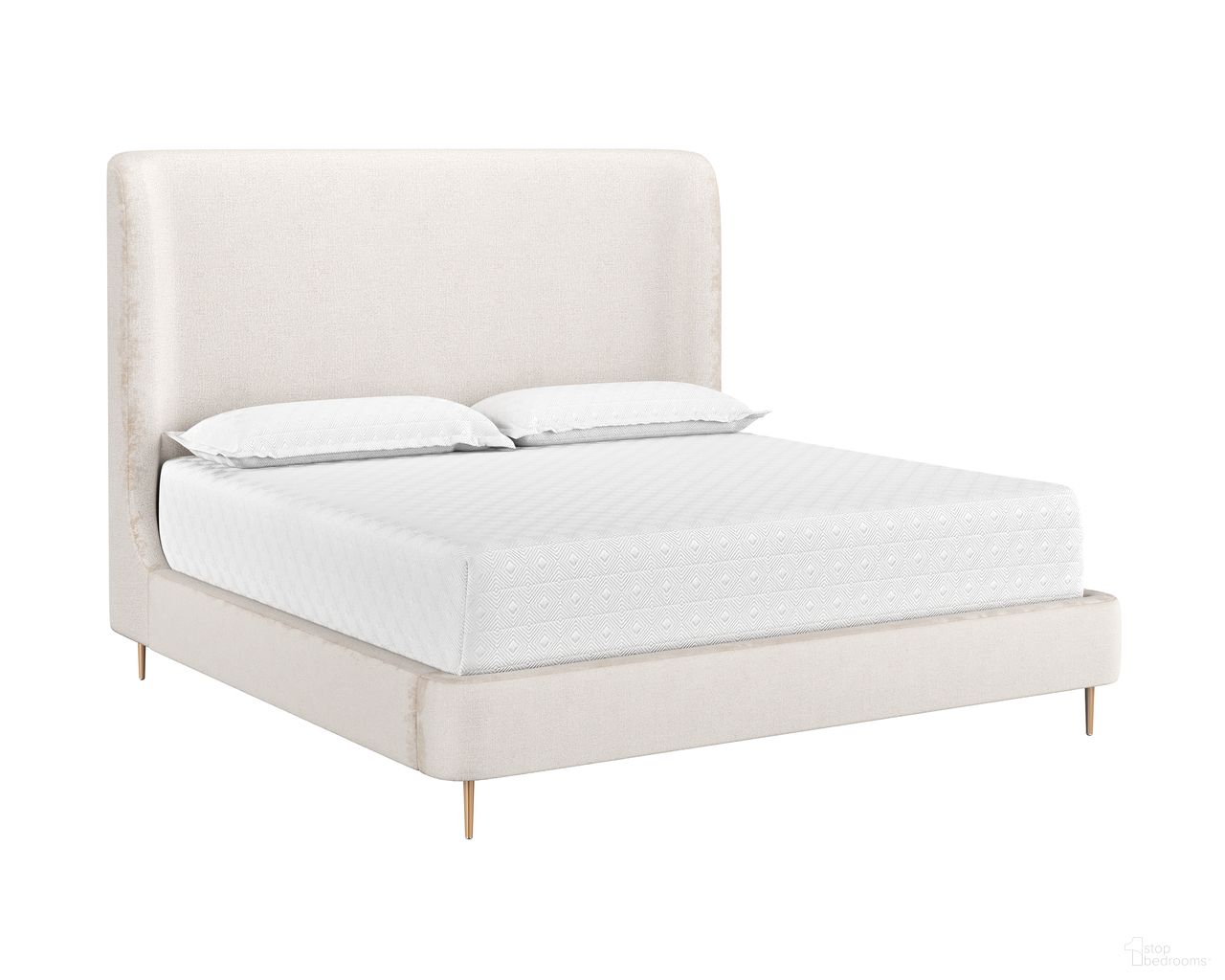 Tierra King Platform Bed In Bergen Taupe