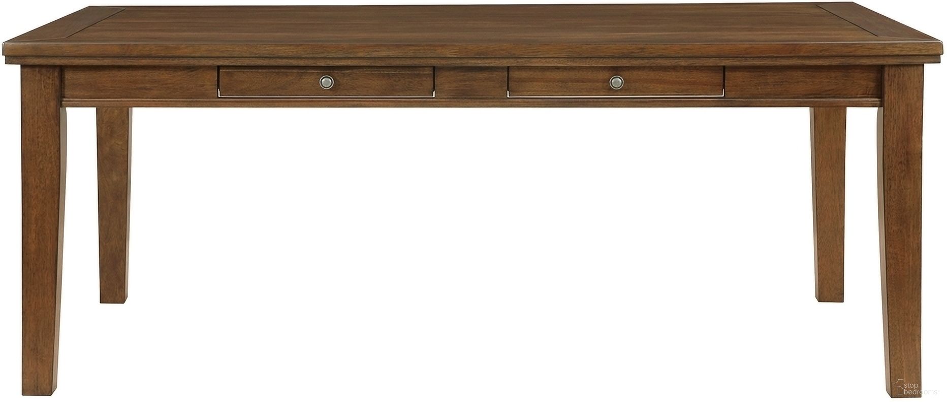 The appearance of Tigard Dining Room Tables In Cherry designed by Homelegance in the traditional interior design. This cherry piece of furniture  was selected by 1StopBedrooms from Tigard Collection to add a touch of cosiness and style into your home. Sku: 5761-78. Table Base Style: Legs. Table Top Shape: Rectangular. Size: 42" x 78". Material: Acacia.